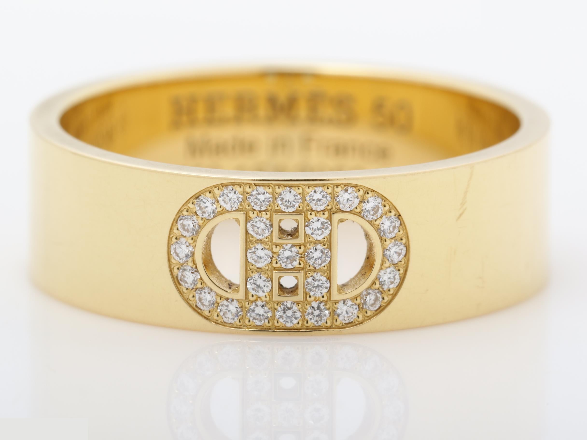 Ring, 750PG, diamond, 4.8g, size #50 — view 2
