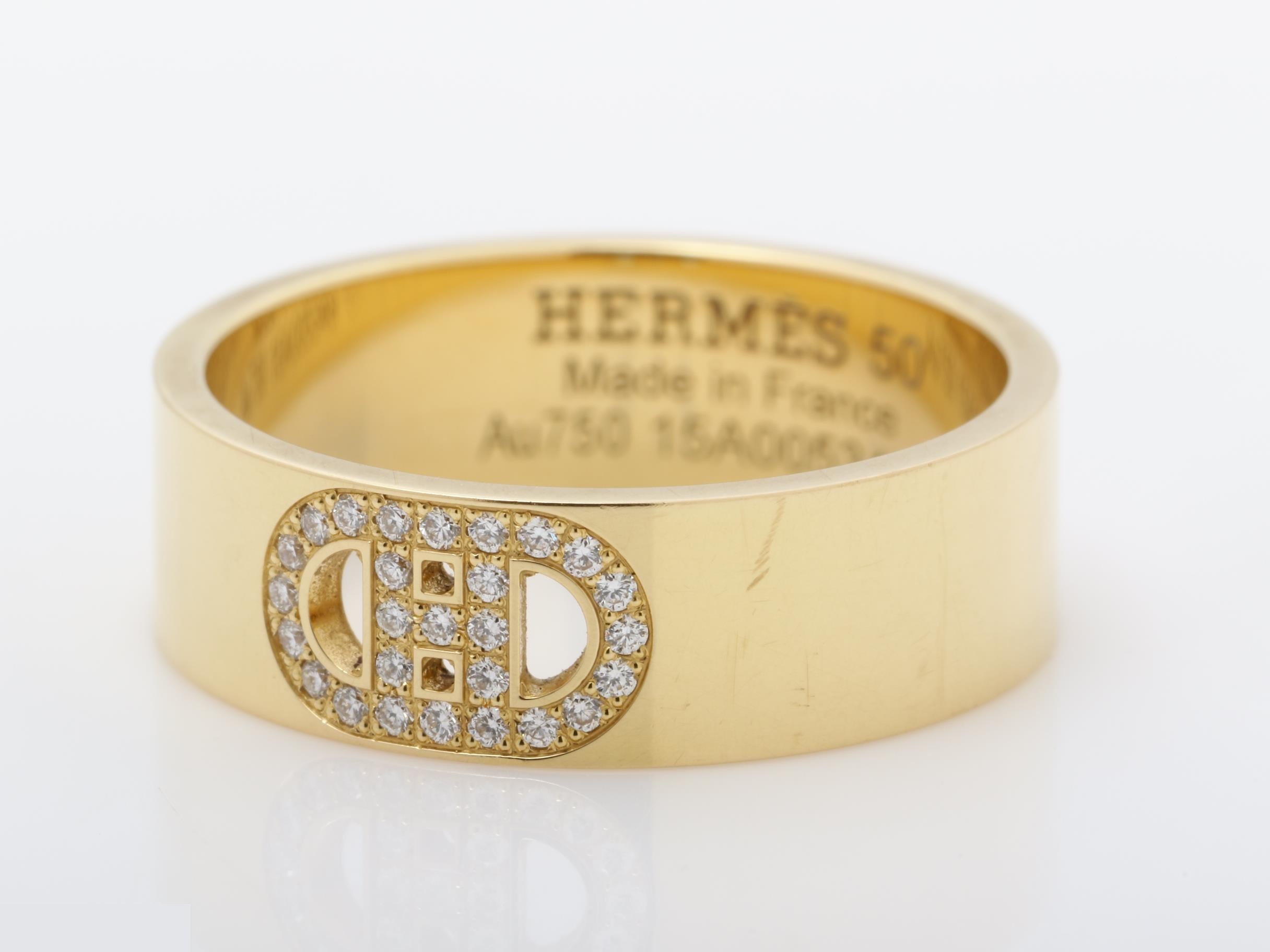 Ring, 750PG, diamond, 4.8g, size #50 — view 3