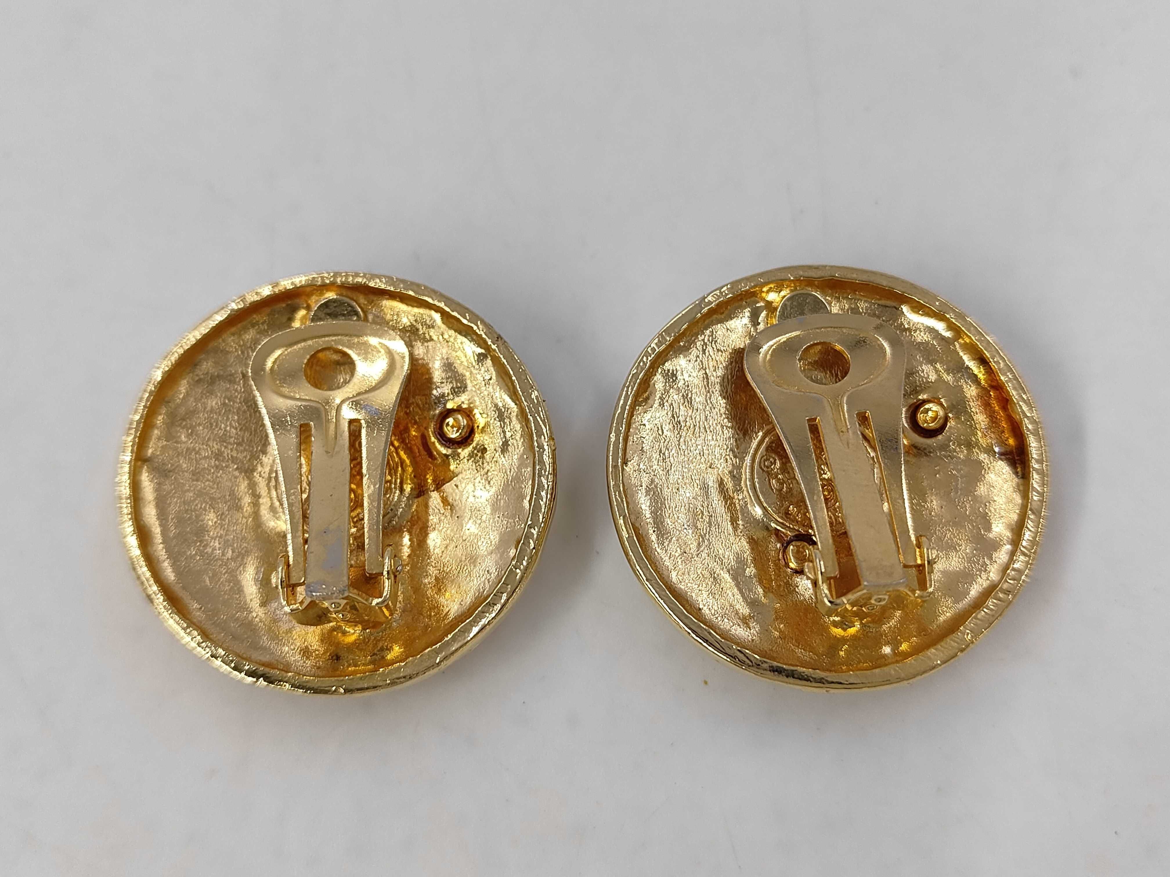 Coco Mark Gold Earrings — view 2