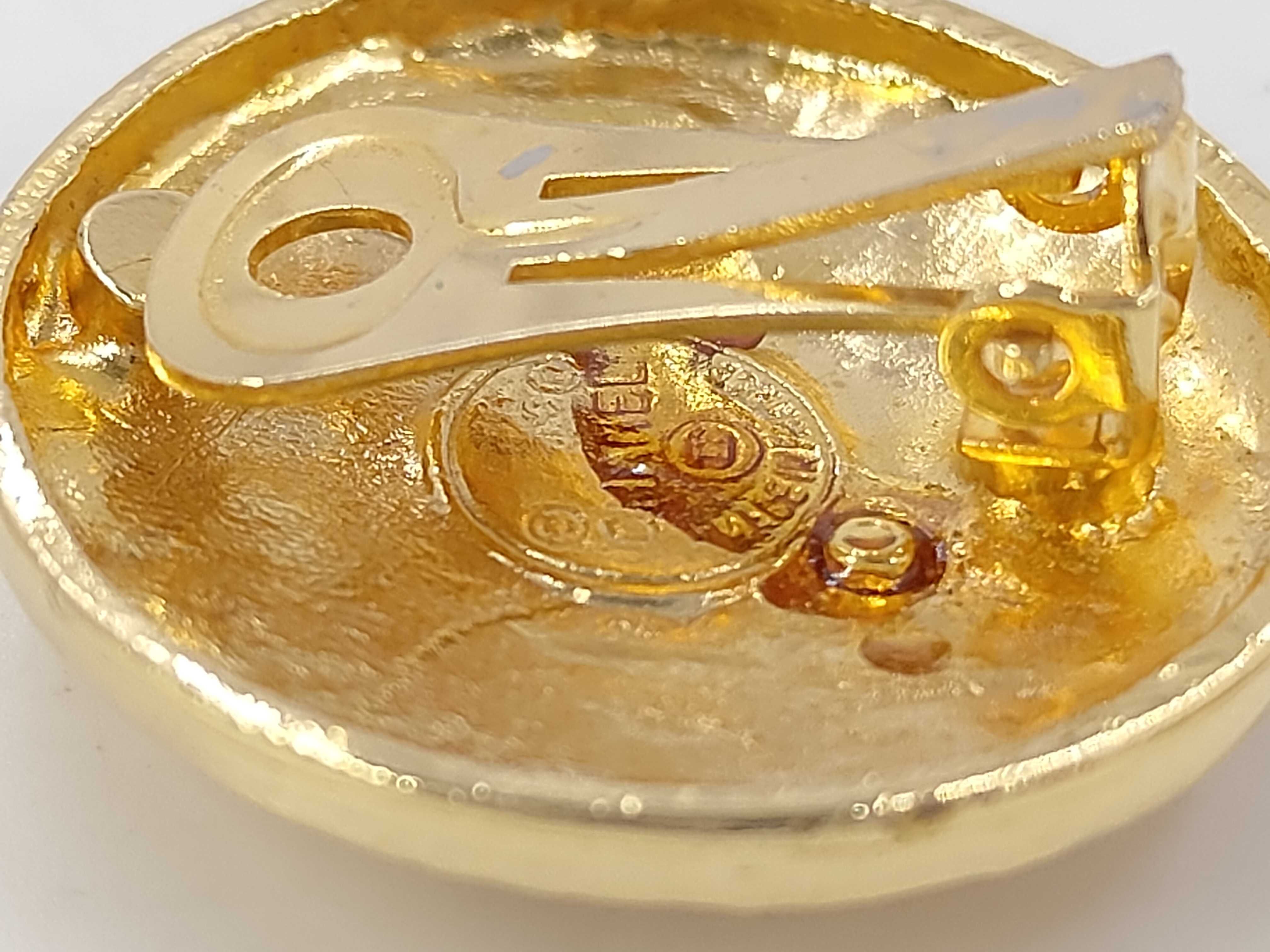 Coco Mark Gold Earrings — view 4