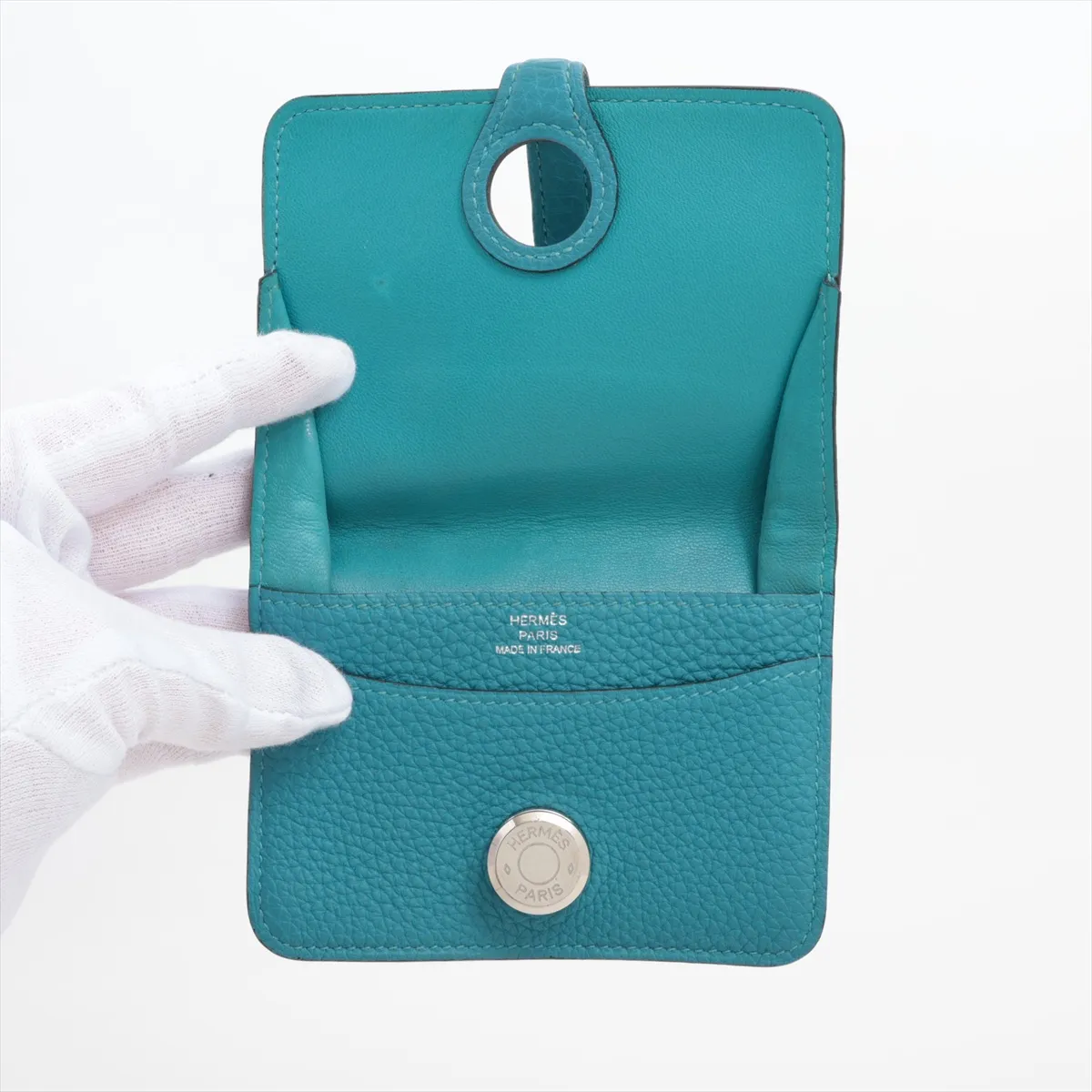 Dogon Togo Coin Case Blue Silver Hardware R:2014 — view 3