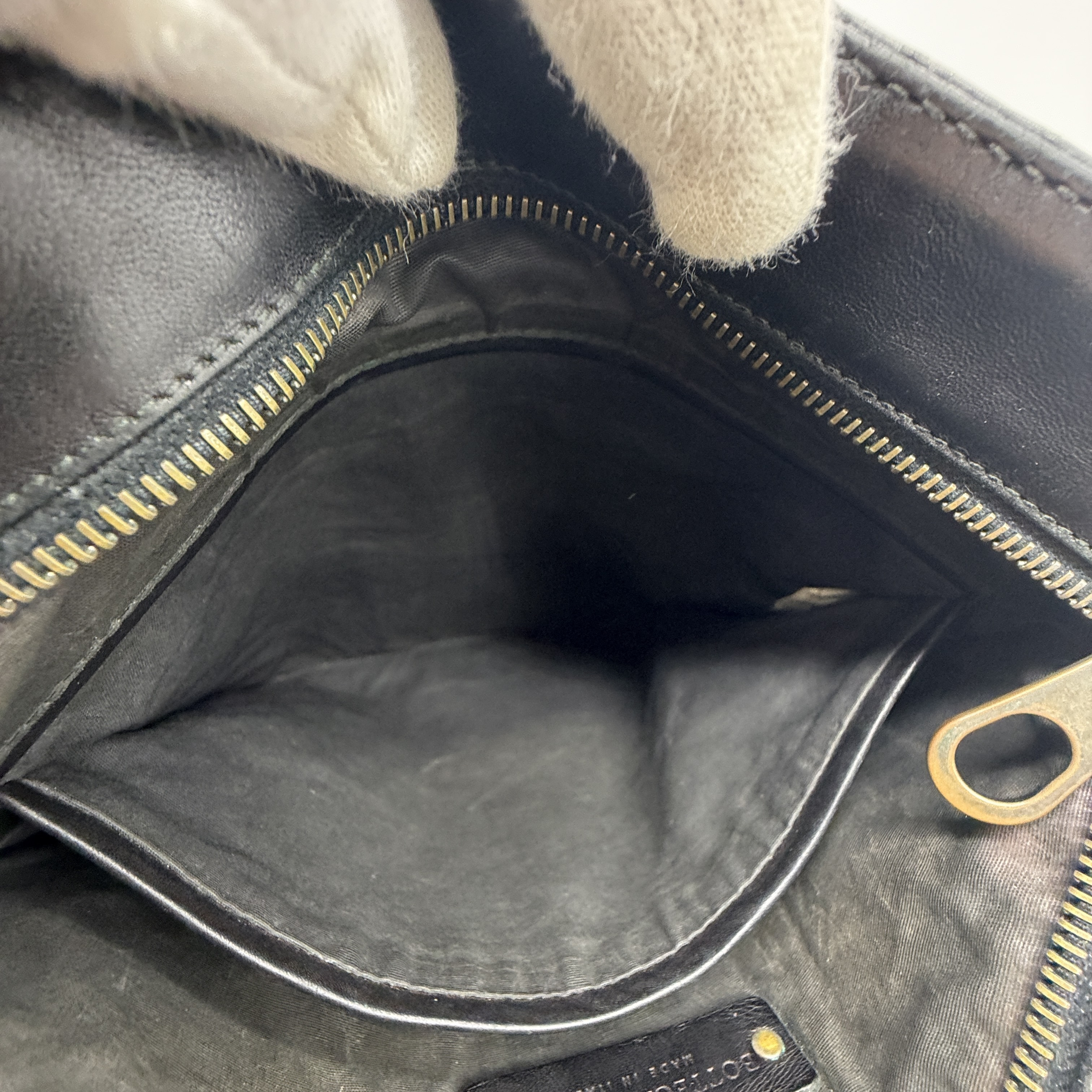 Intrecciato Woven Leather Shoulder Bag — view 11