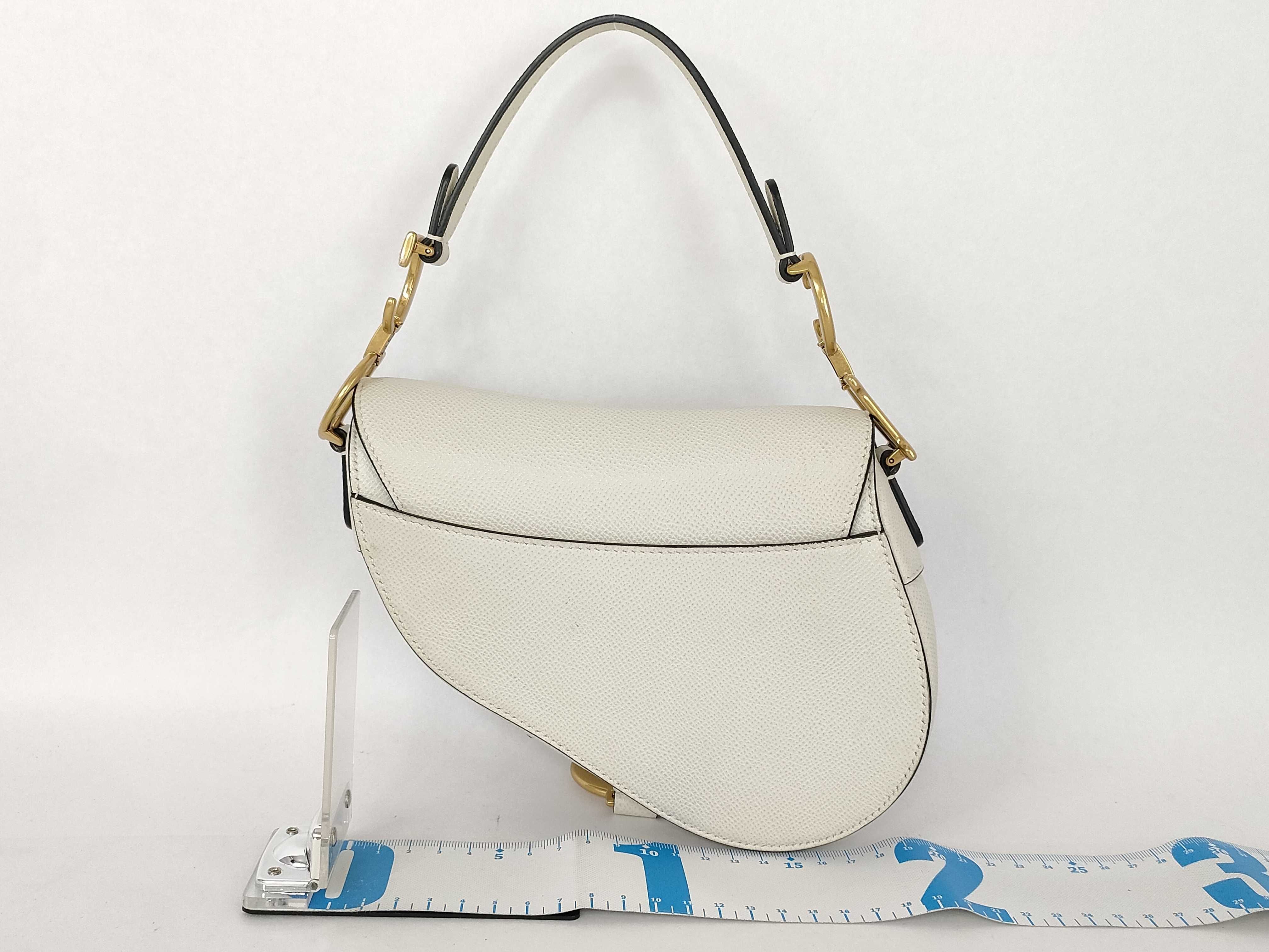Saddlebag White Handbag — view 2
