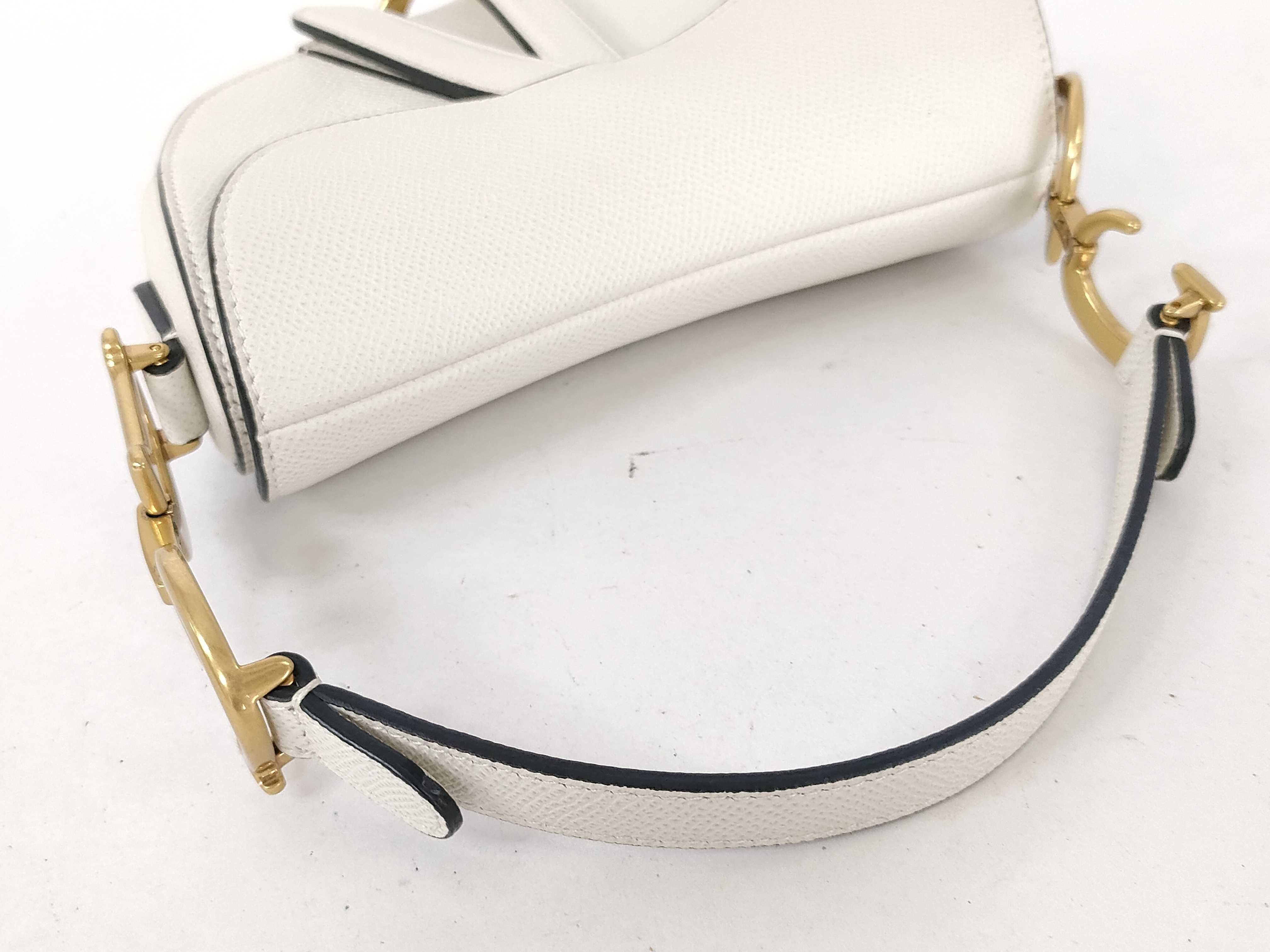Saddlebag White Handbag — view 3