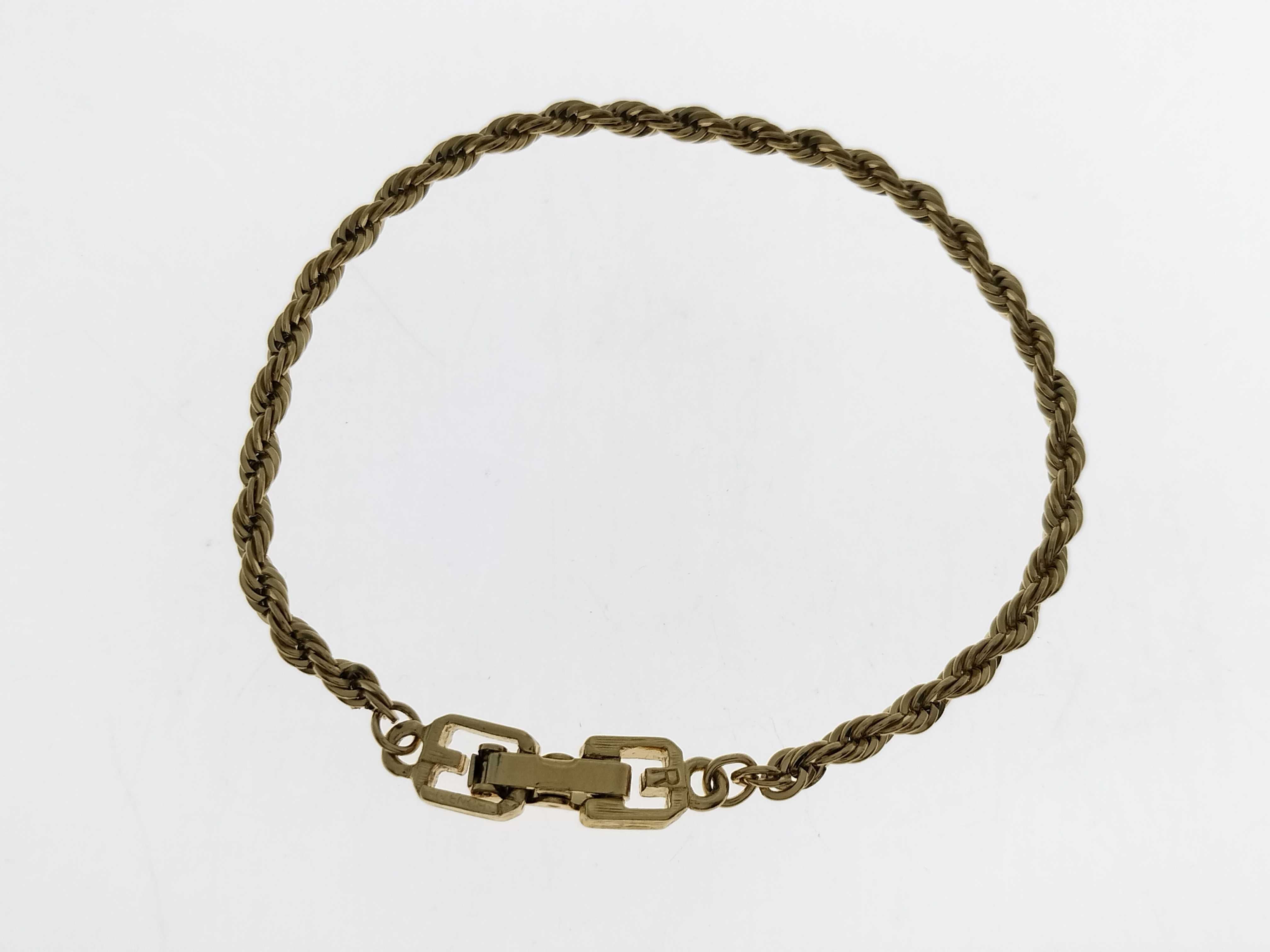 Twisted Rope Chain Gold Bracelet (Bracelet/Bangle) — view 5