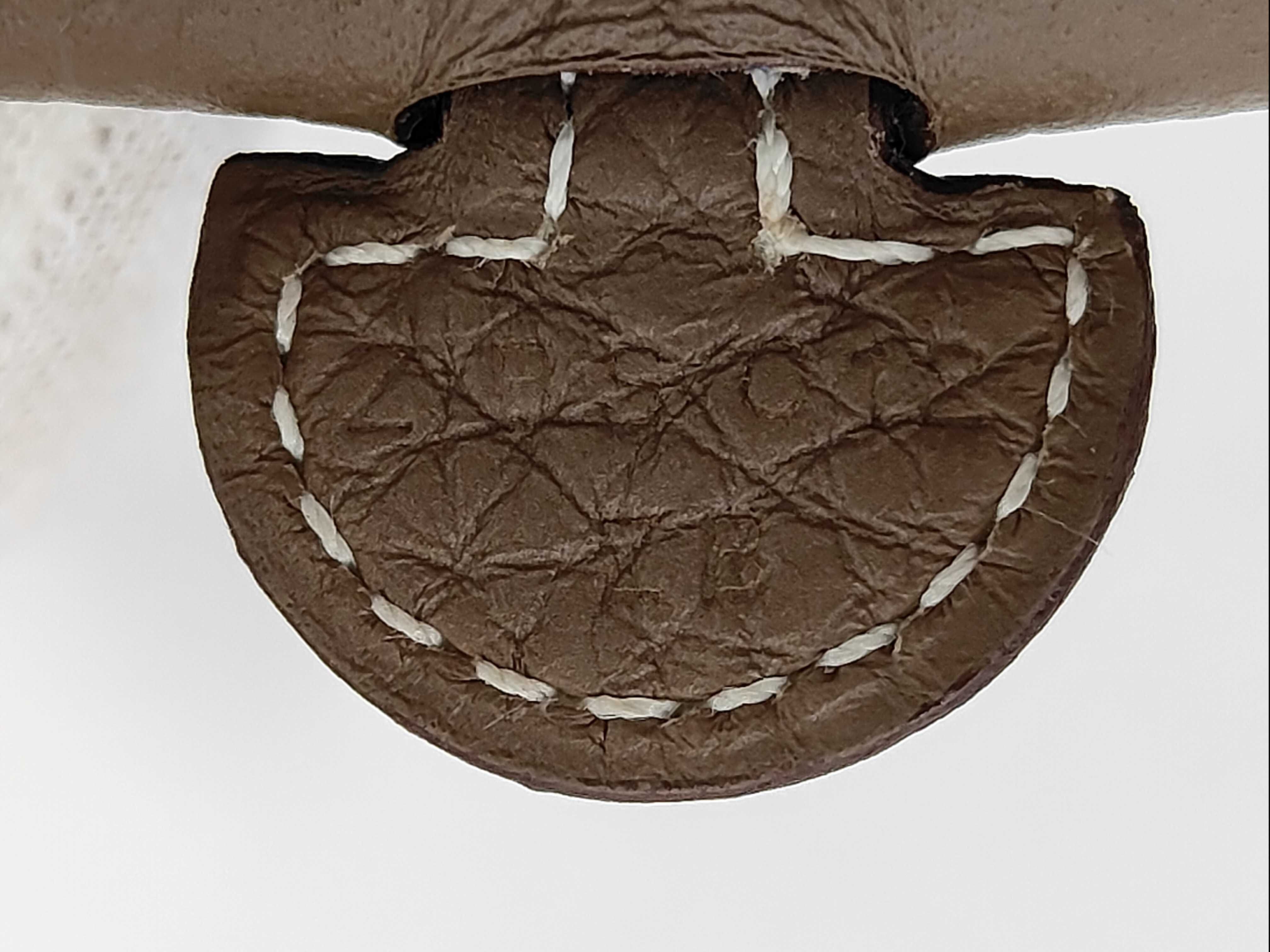 Evelyne TPM Taurillon Clemence Etoupe Silver Hardware Z Stamp Shoulder Bag — view 7