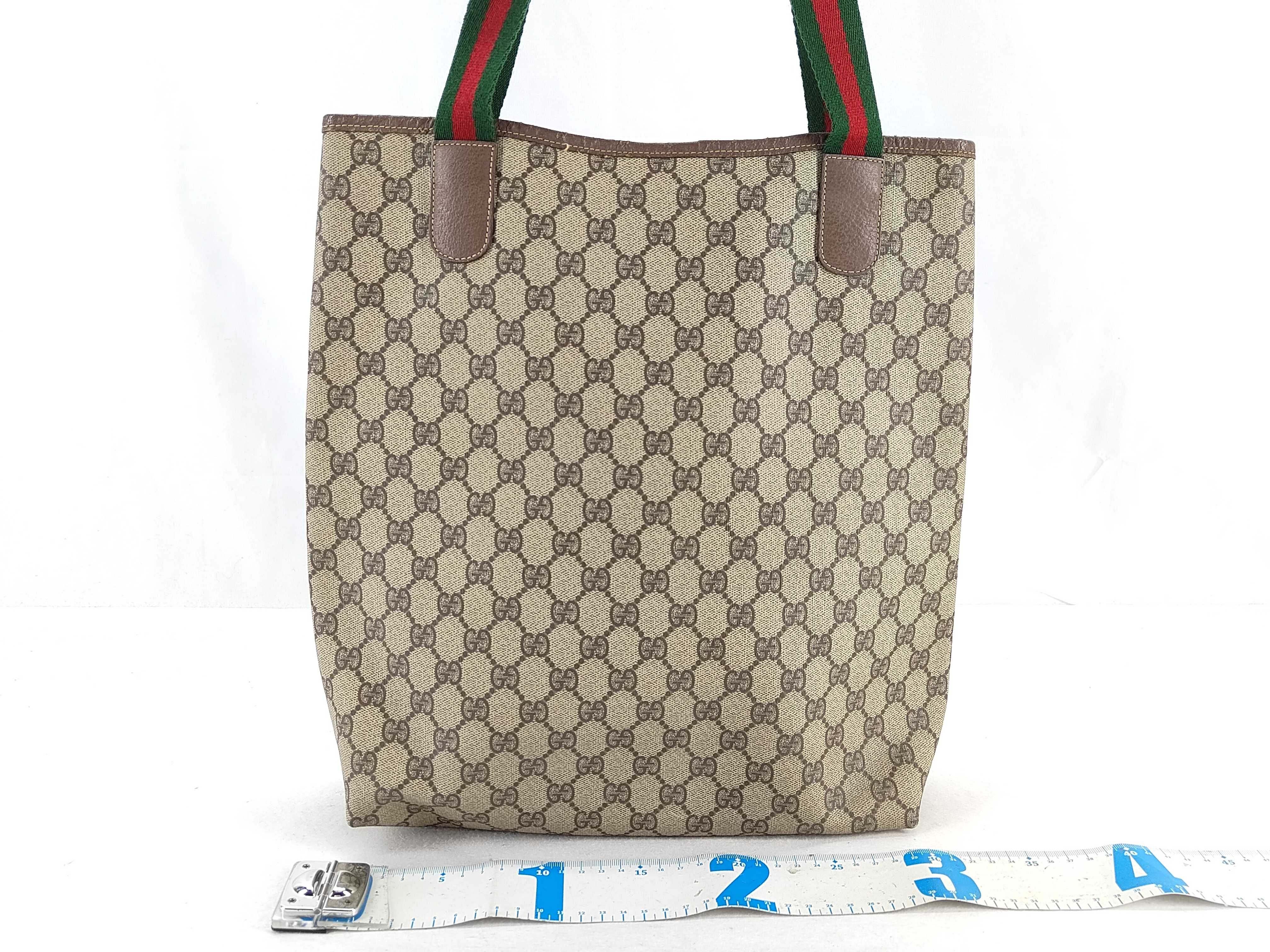 GG Supreme Gucci Tote Bag GG Supreme Sherry Beige Old Vintage Tote Bag — view 2