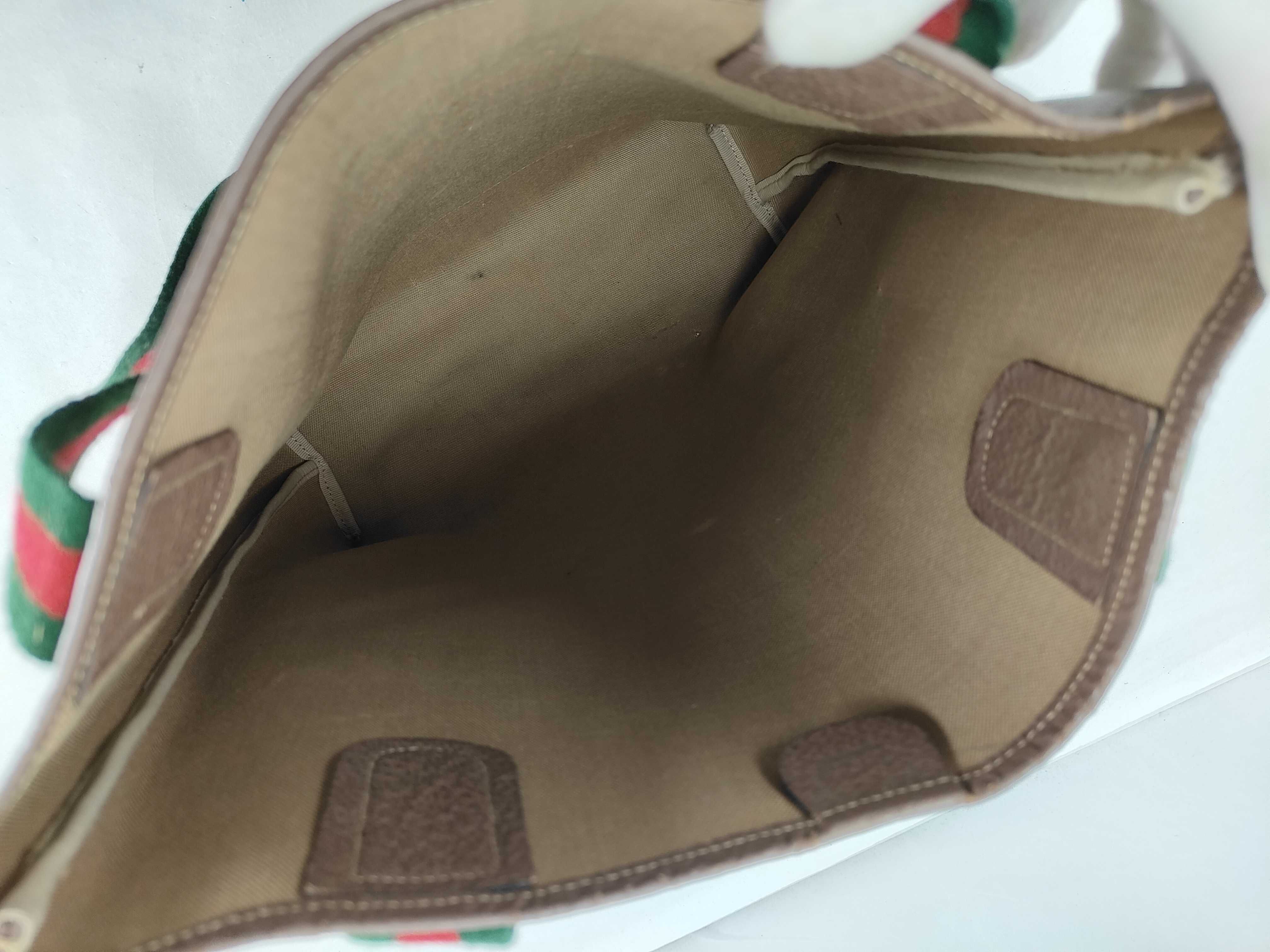 GG Supreme Gucci Tote Bag GG Supreme Sherry Beige Old Vintage Tote Bag — view 12