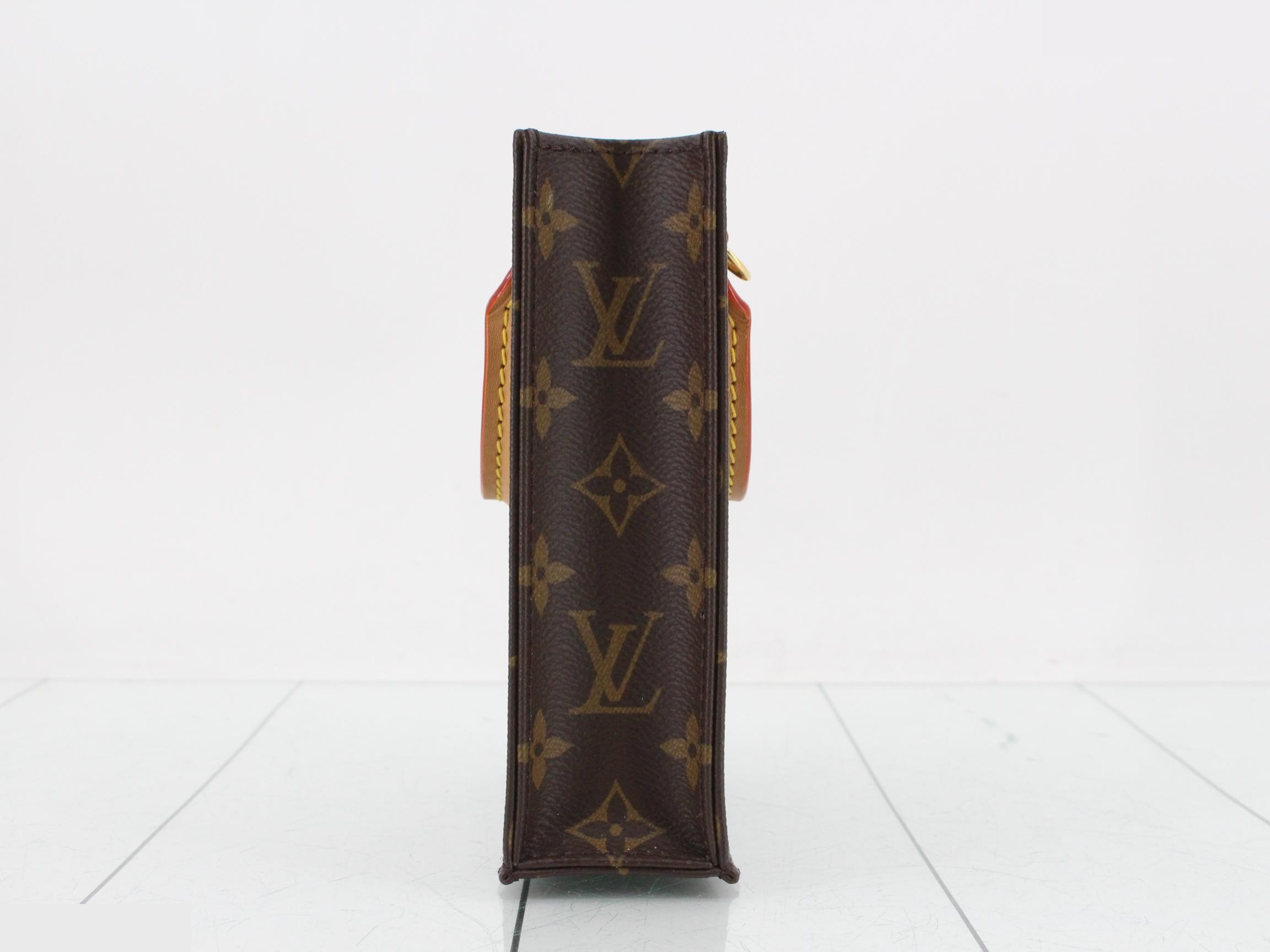 Petite Sac Plat, with shoulder strap, box, and dust bag. RIFD (presumably referring to a specific brand or service). — view 3
