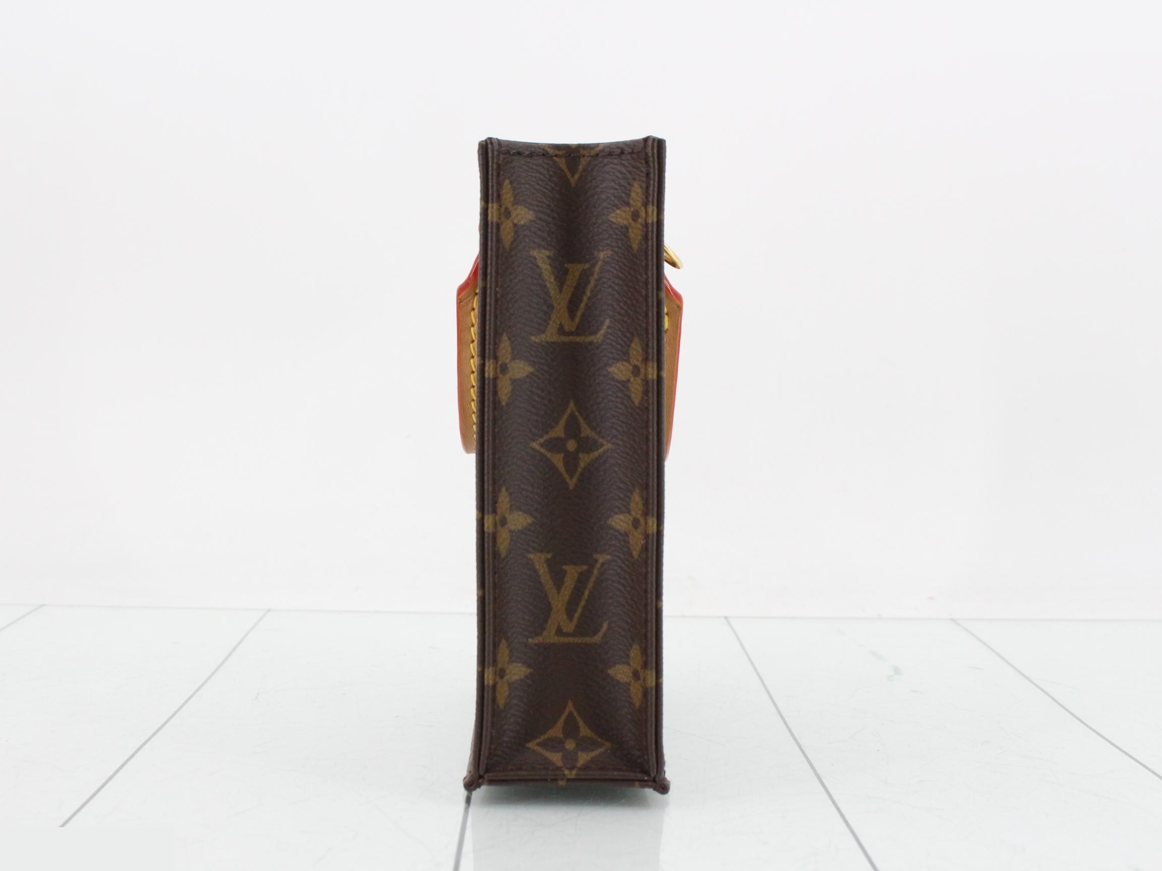 Petite Sac Plat, with shoulder strap, box, and dust bag. RIFD (presumably referring to a specific brand or service). — view 4