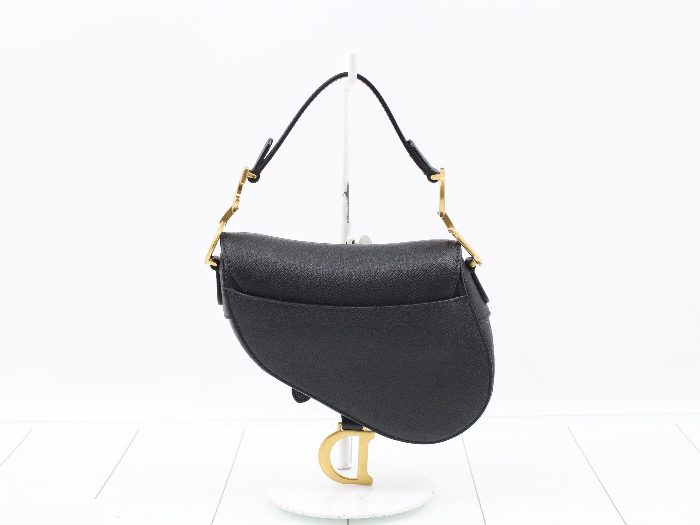 Saddle Mini Grained Calfskin 2-Way Handbag — view 2