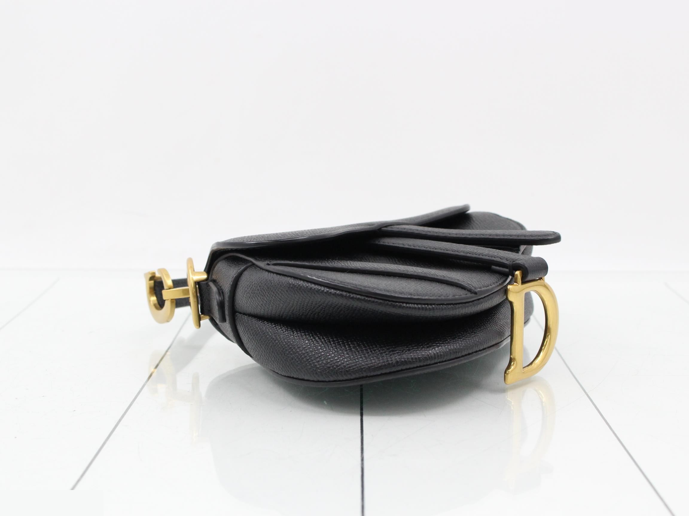Saddle Mini Grained Calfskin 2-Way Handbag — view 5
