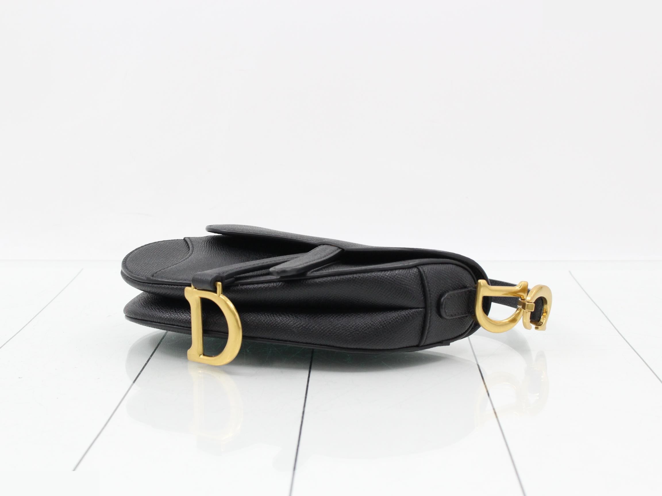 Saddle Mini Grained Calfskin 2-Way Handbag — view 6