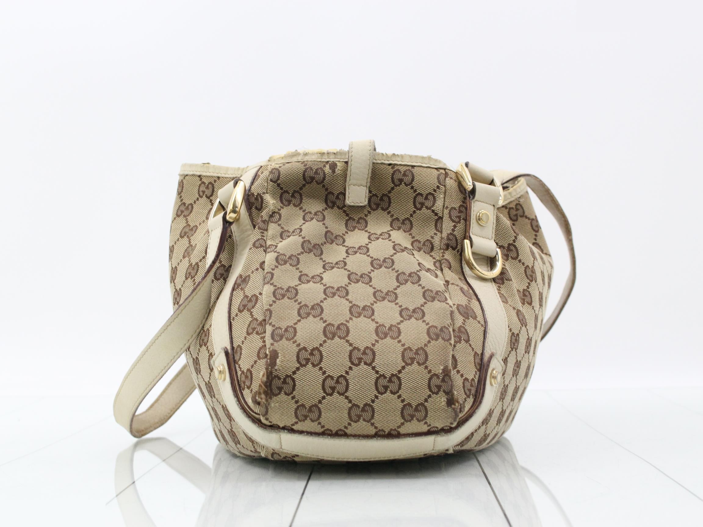 Abbey GG Canvas Tote Bag — view 4