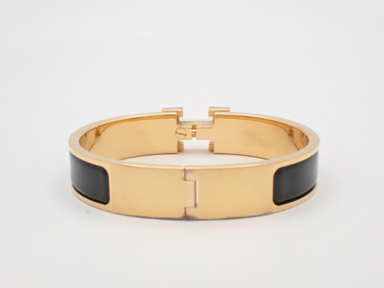 Bracelet, "Click H", Black, Wrist circumference approximately 15cm — view 2