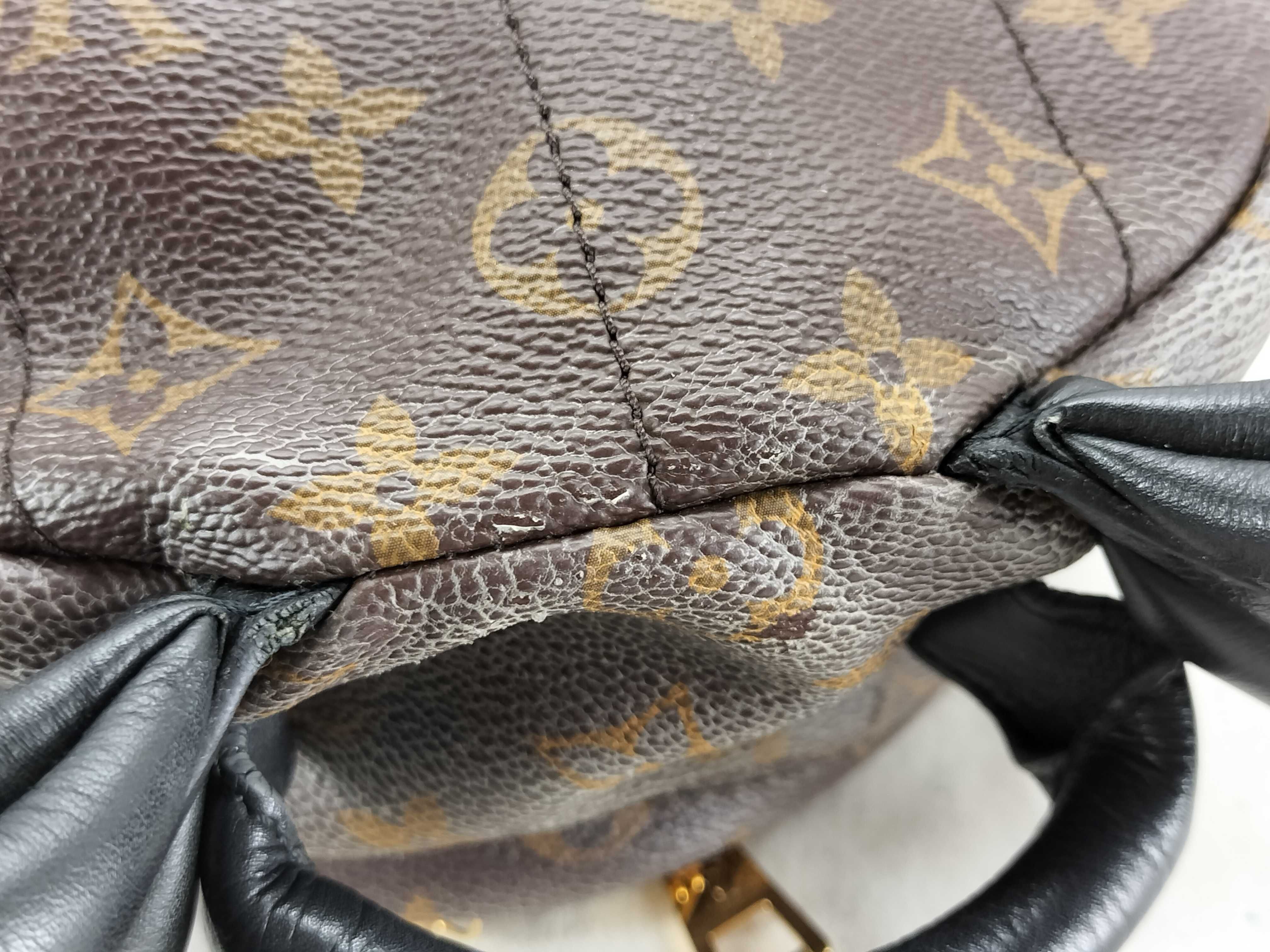 Monogram Reverse Palm Springs Backpack PM M44870 FL0138 Brown Backpack — view 5