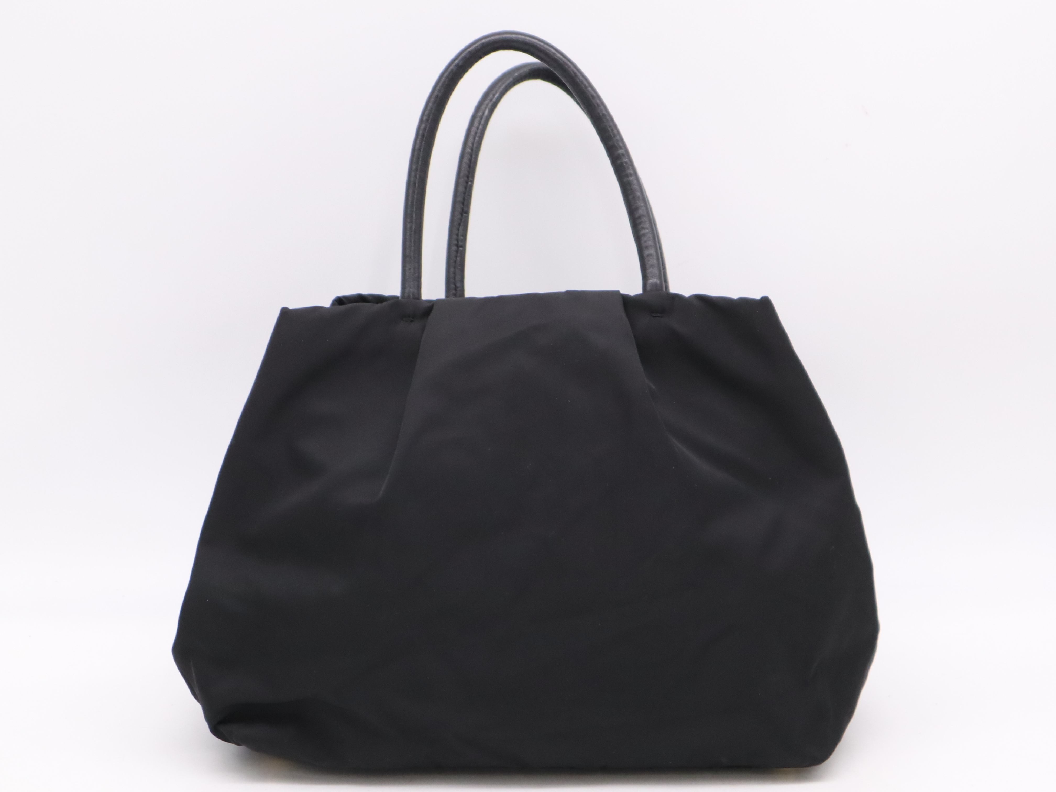 BN1601 Tessuto Ribbon Handbag Black Pink GD Metal Fittings Handbag — view 2