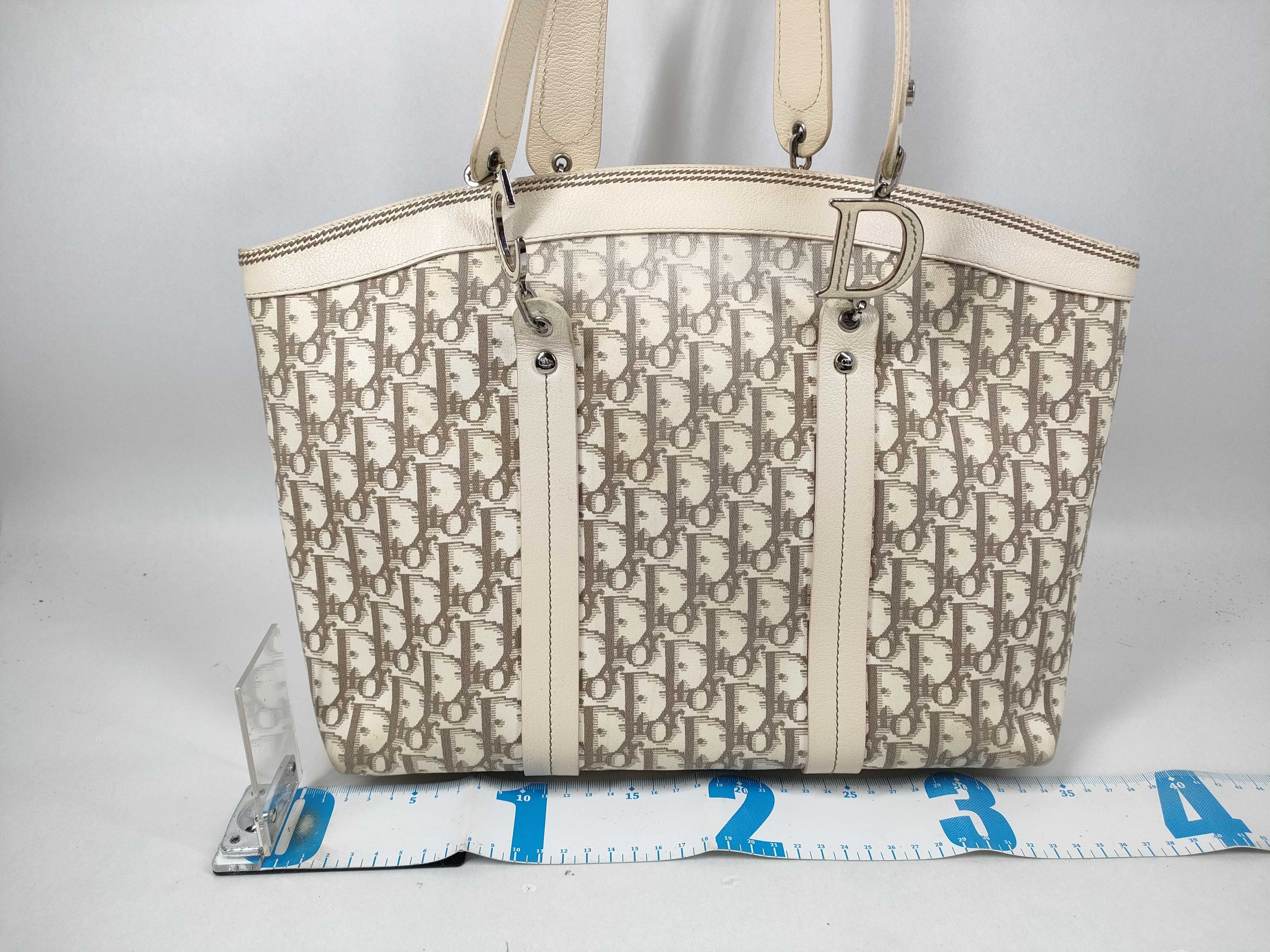Trotter Christian Dior Floral Trotter Tote Bag — view 2
