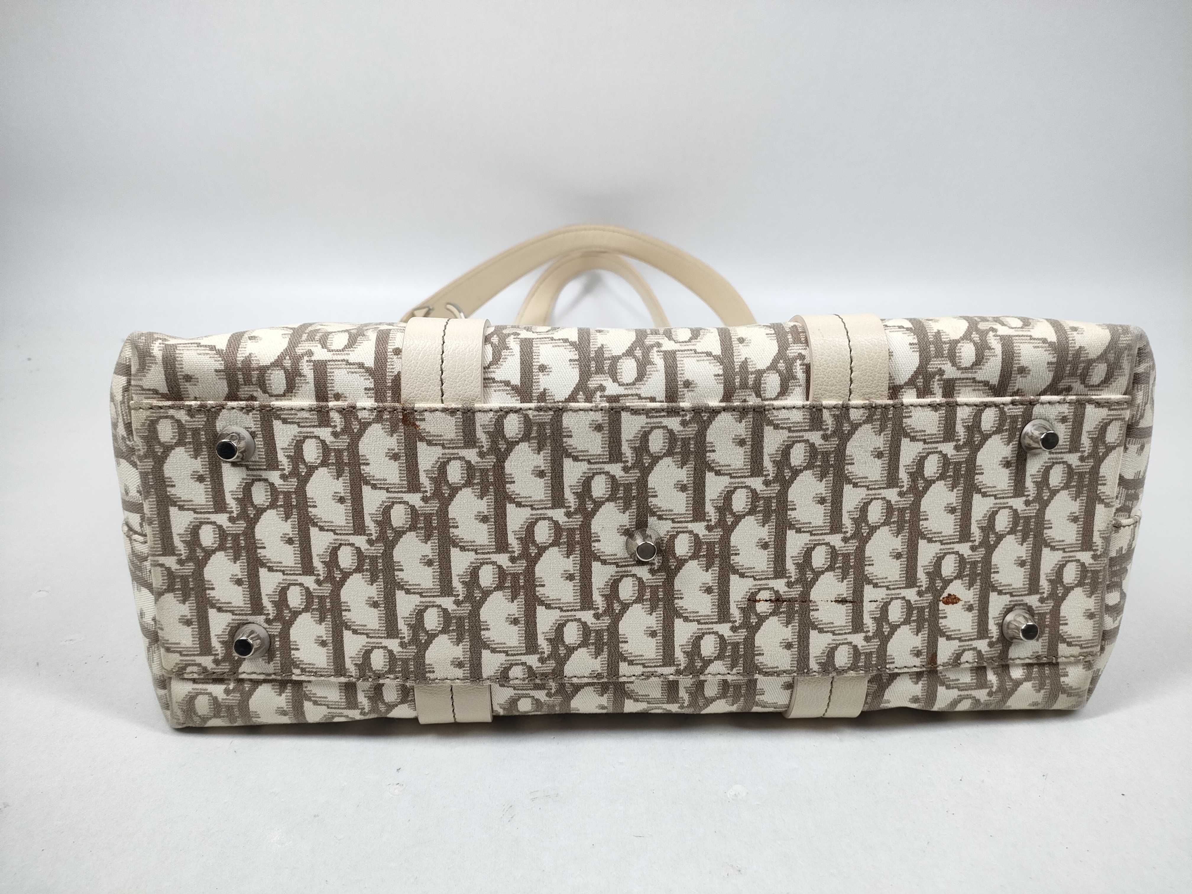 Trotter Christian Dior Floral Trotter Tote Bag — view 7