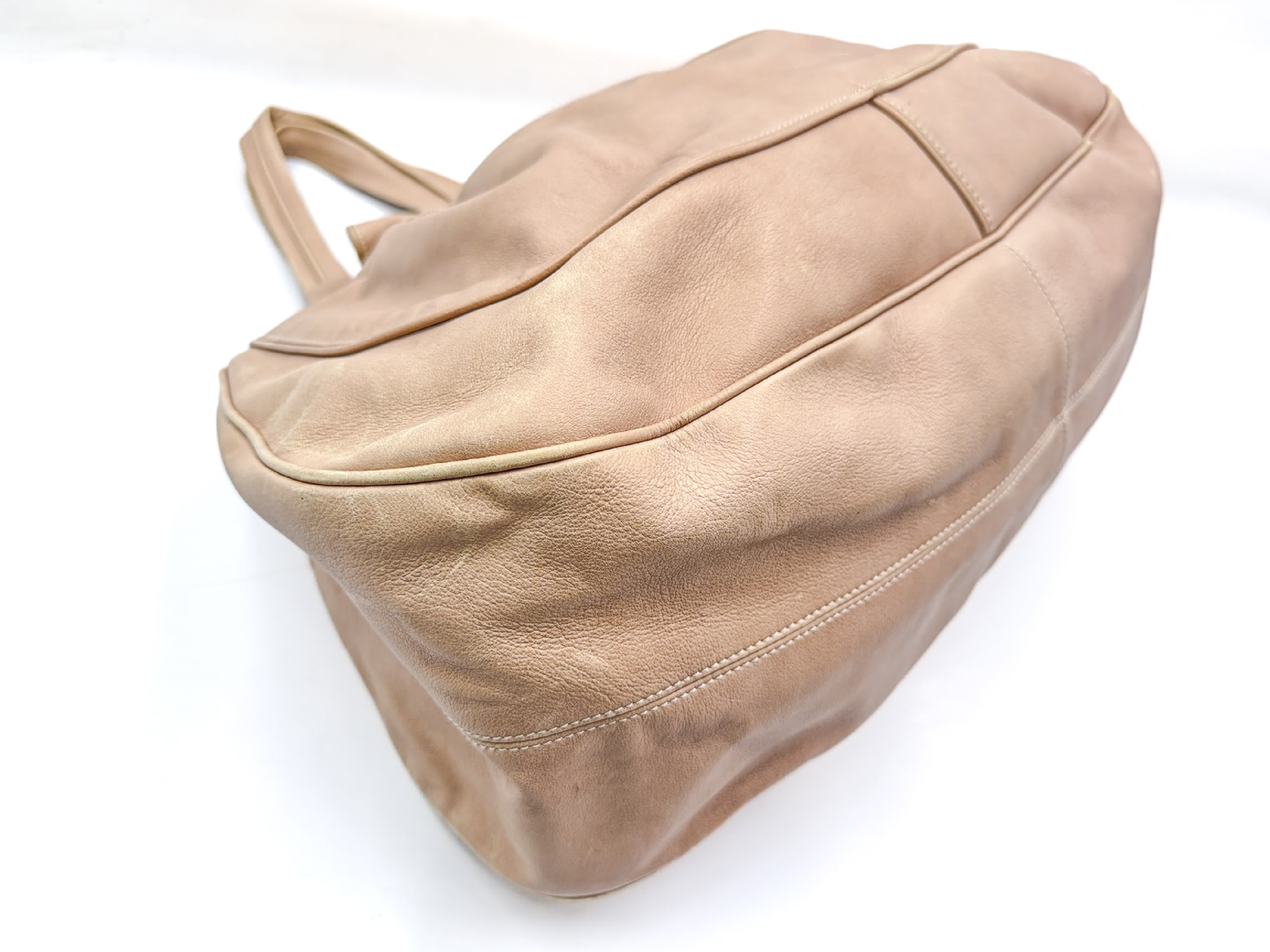Leather Tote Bag with B.Zero Hardware — view 4