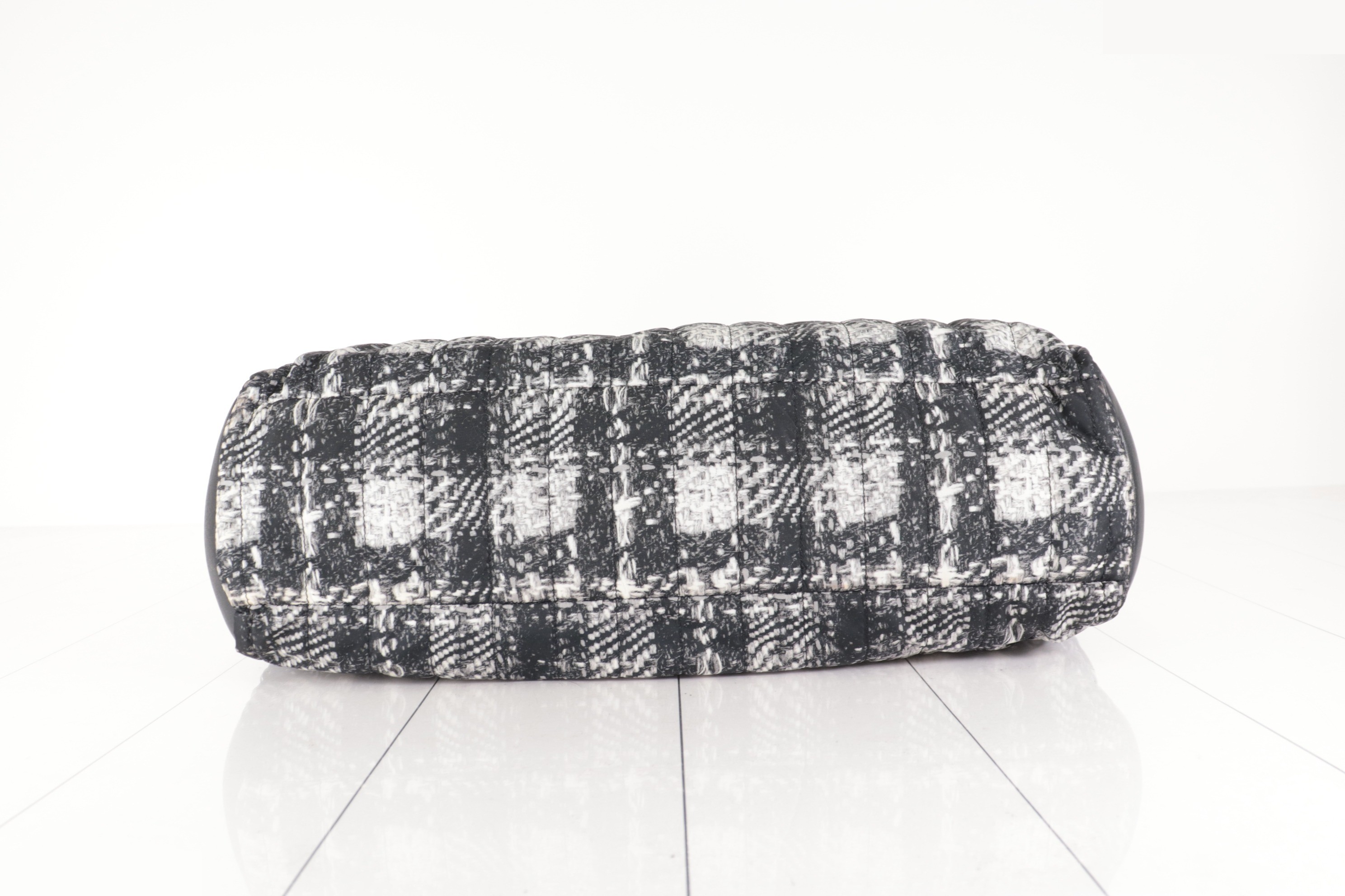 Tweed print nylon tote bag, item number 18. — view 5