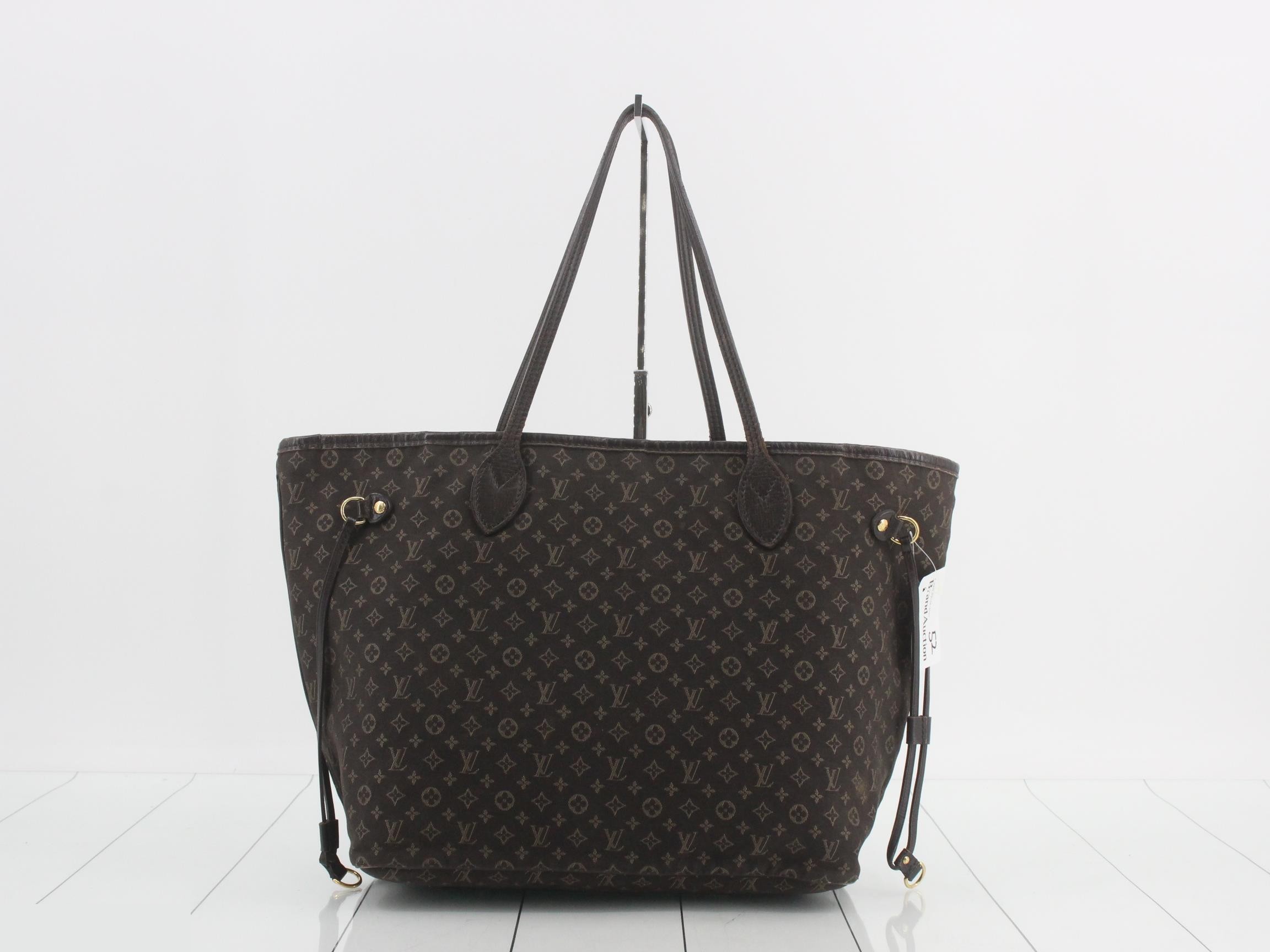 Monogram Idylle Neverfull MM Fusain Tote Bag — view 2