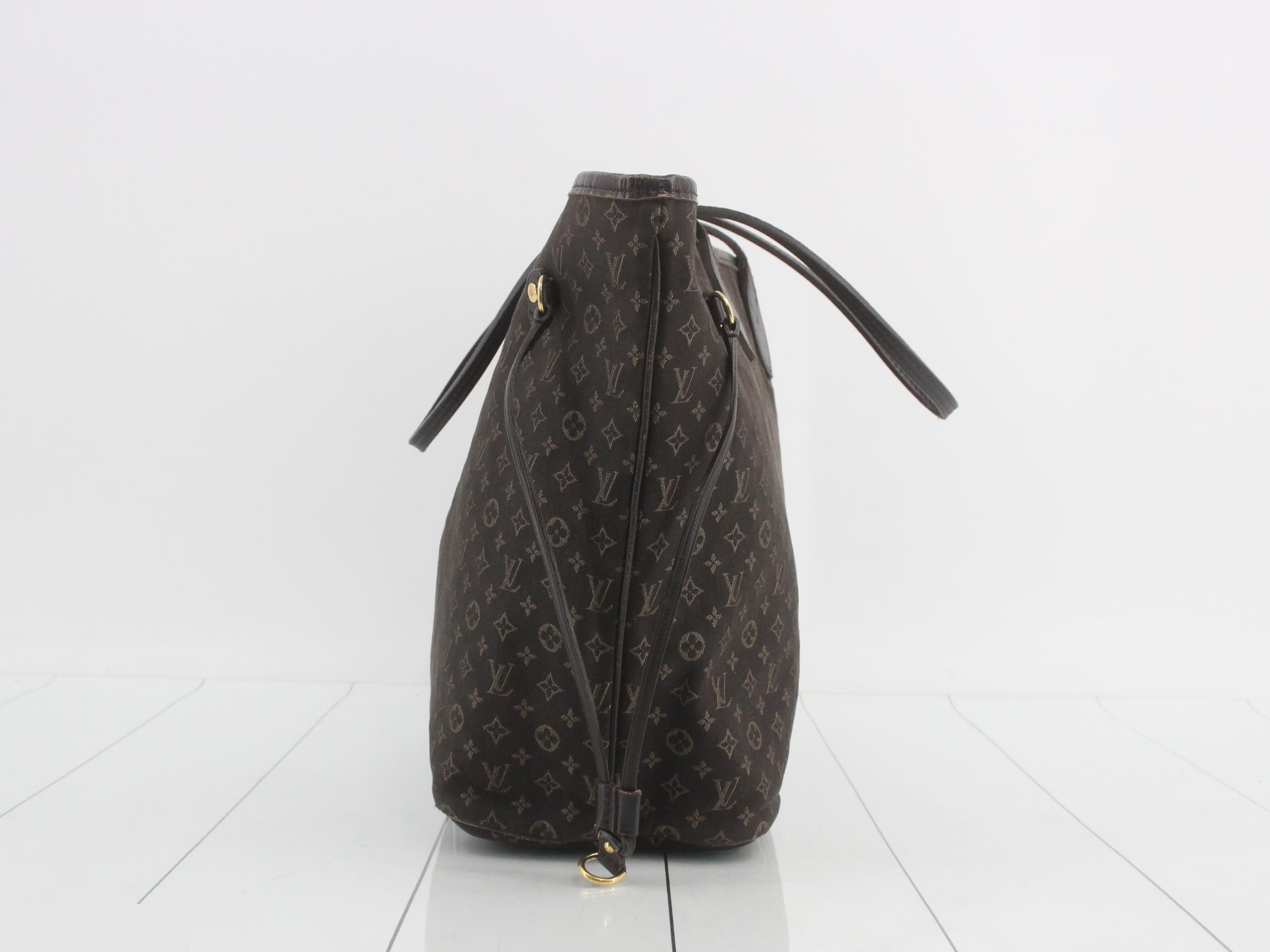 Monogram Idylle Neverfull MM Fusain Tote Bag — view 3