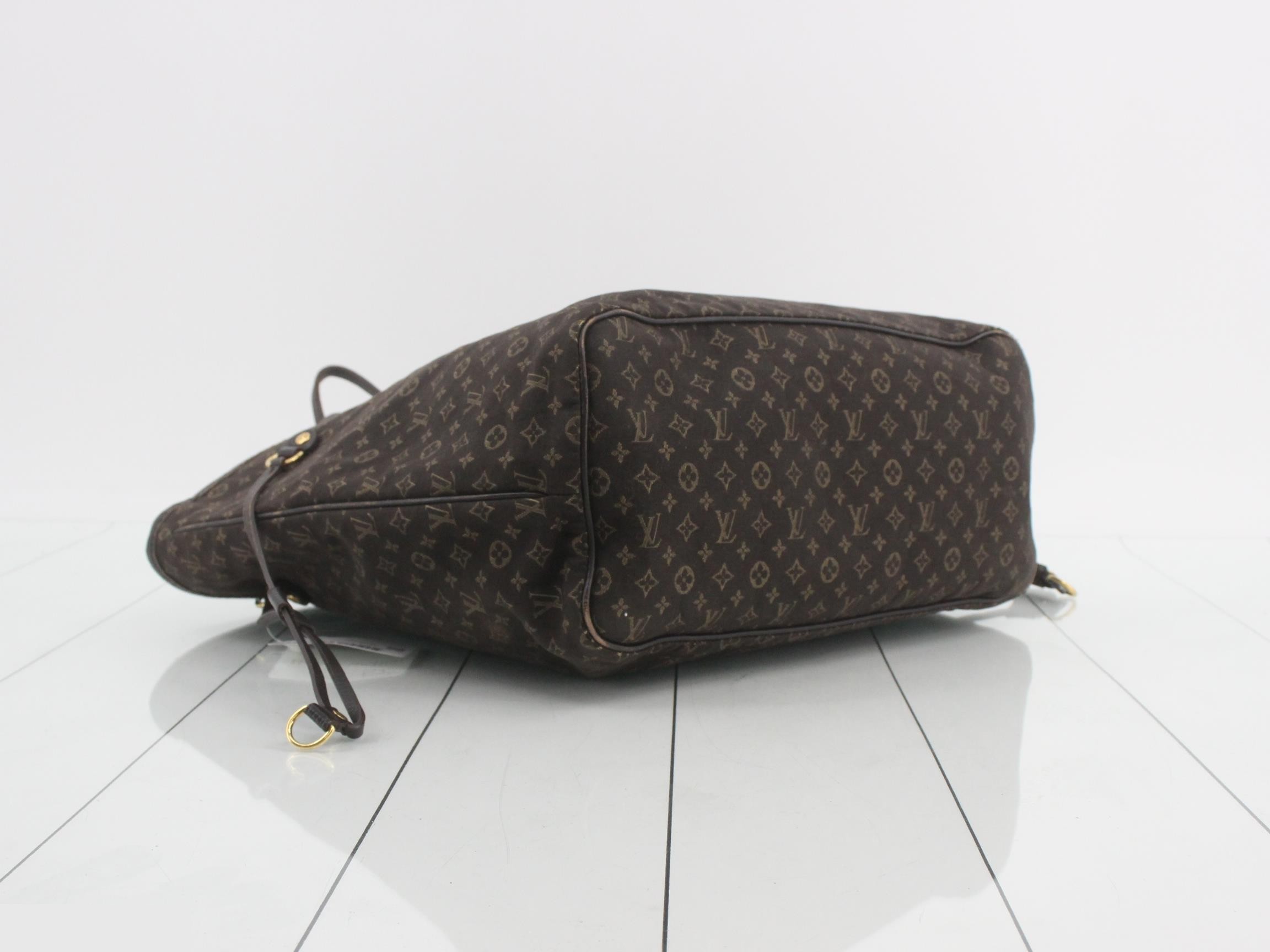 Monogram Idylle Neverfull MM Fusain Tote Bag — view 5