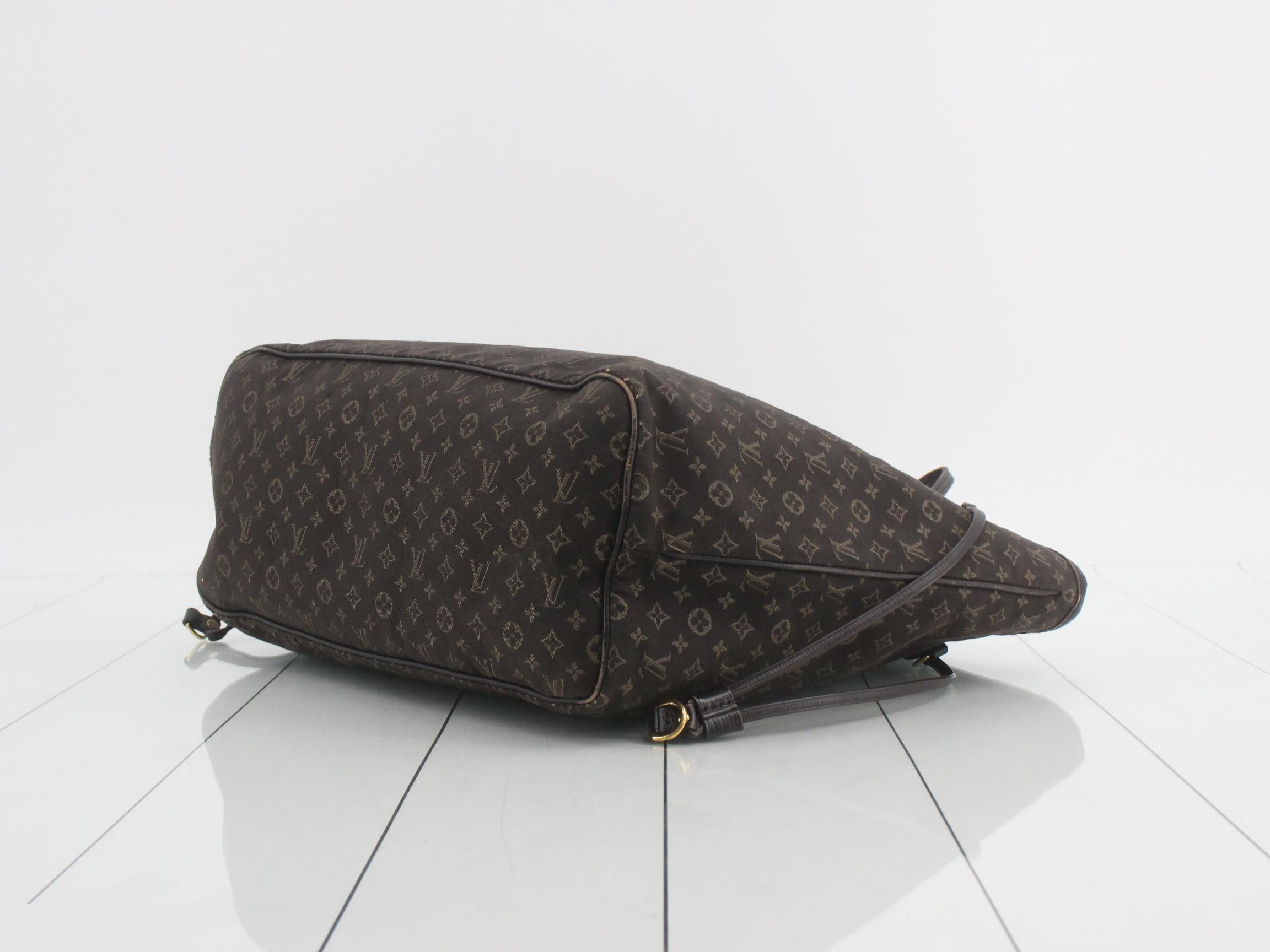 Monogram Idylle Neverfull MM Fusain Tote Bag — view 6