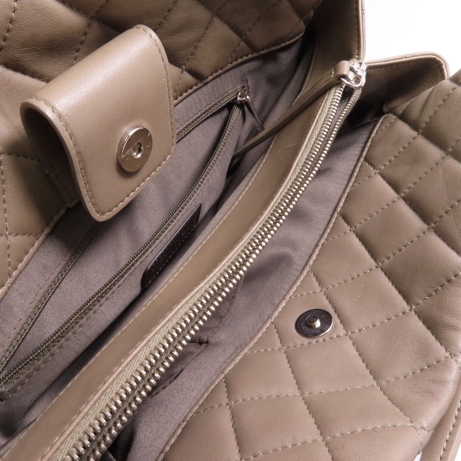Quilted Lambskin 7 Tote Bag — view 13