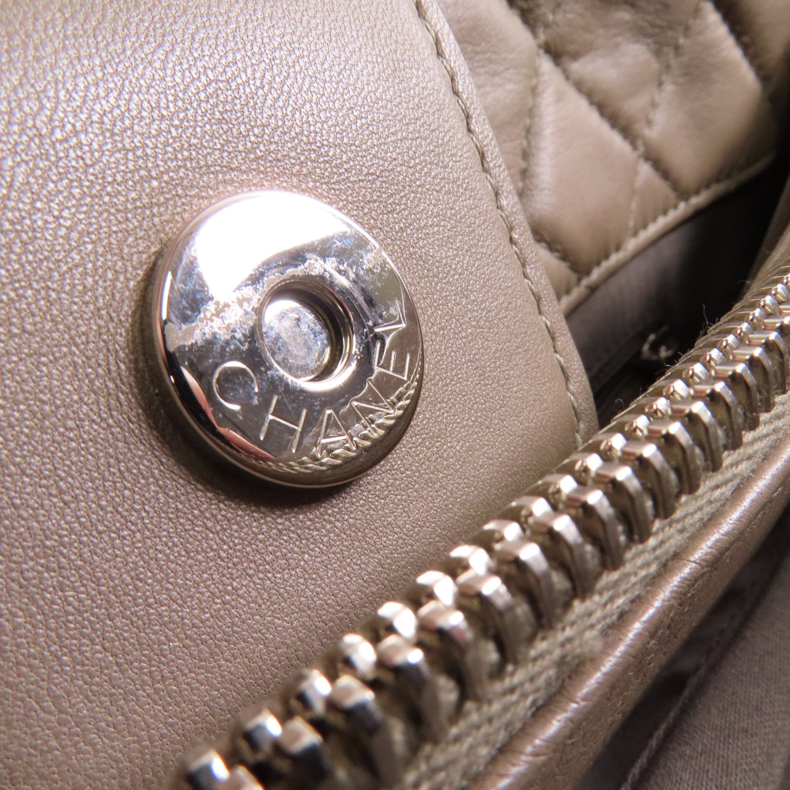Quilted Lambskin 7 Tote Bag — view 15