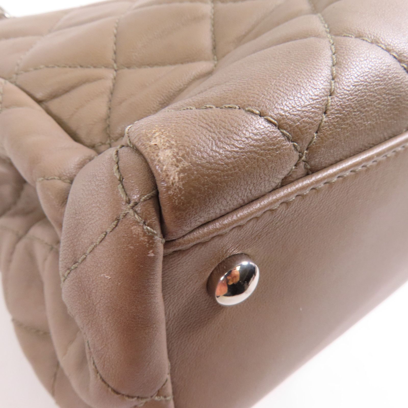 Quilted Lambskin 7 Tote Bag — view 6
