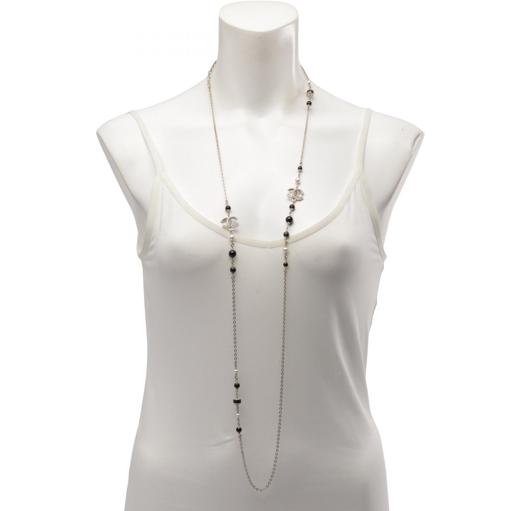 Artificial Pearl / Rhinestone, Gold — view 5