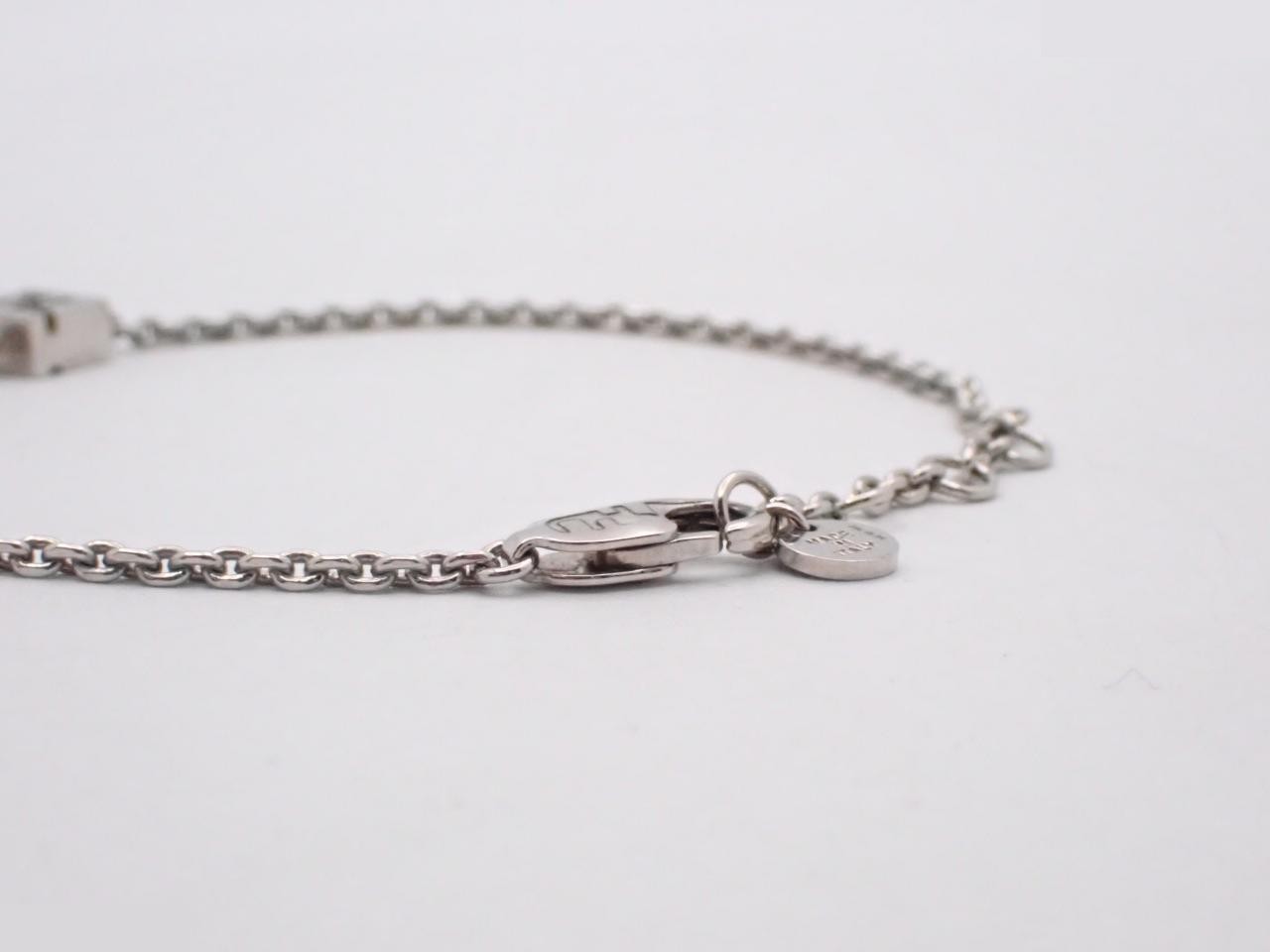 FF logo crystal silver bracelet, wrist size approximately 22.5 cm. — view 3