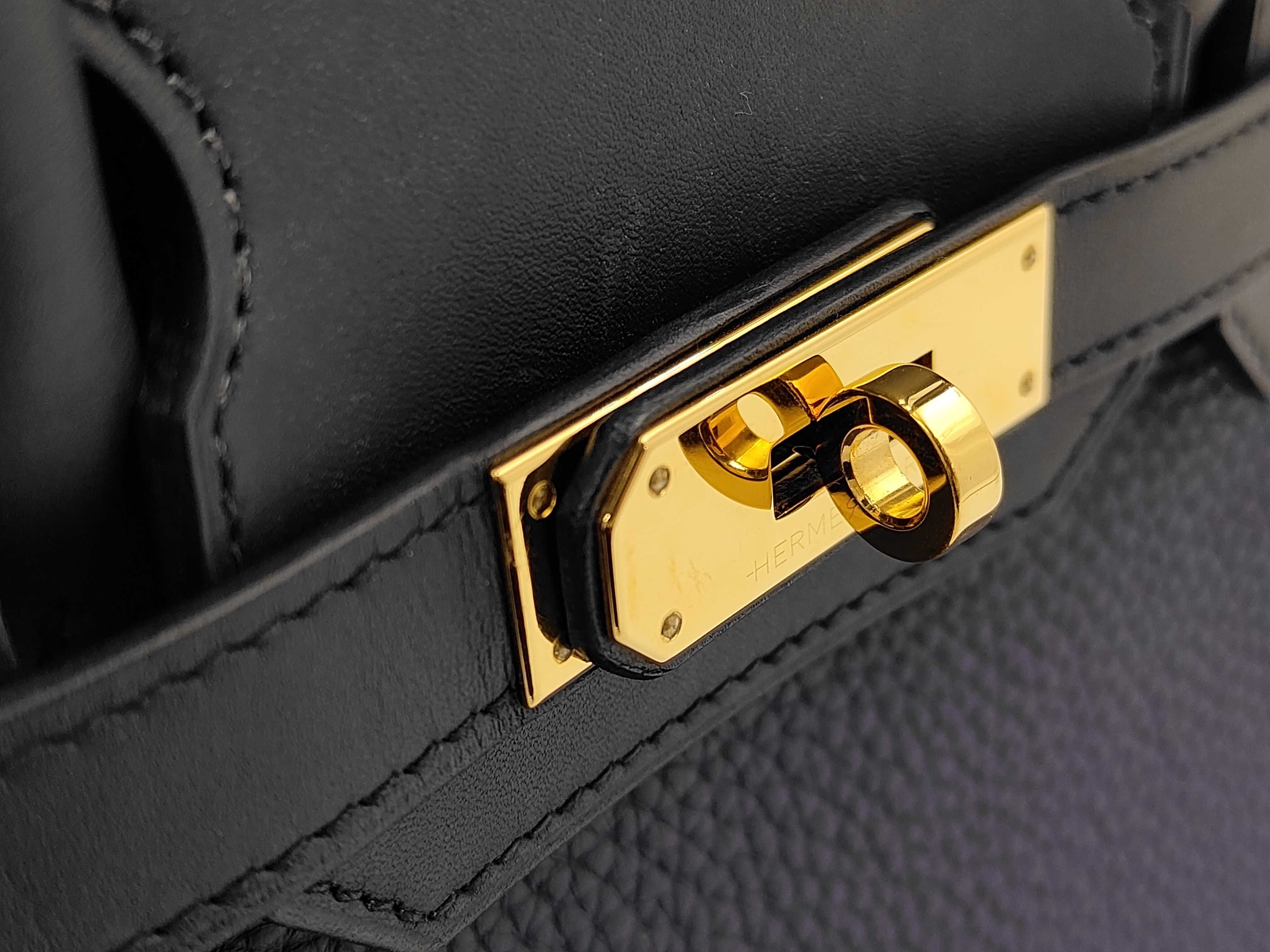 Birkin 30 Black/Navy Handbag — view 13