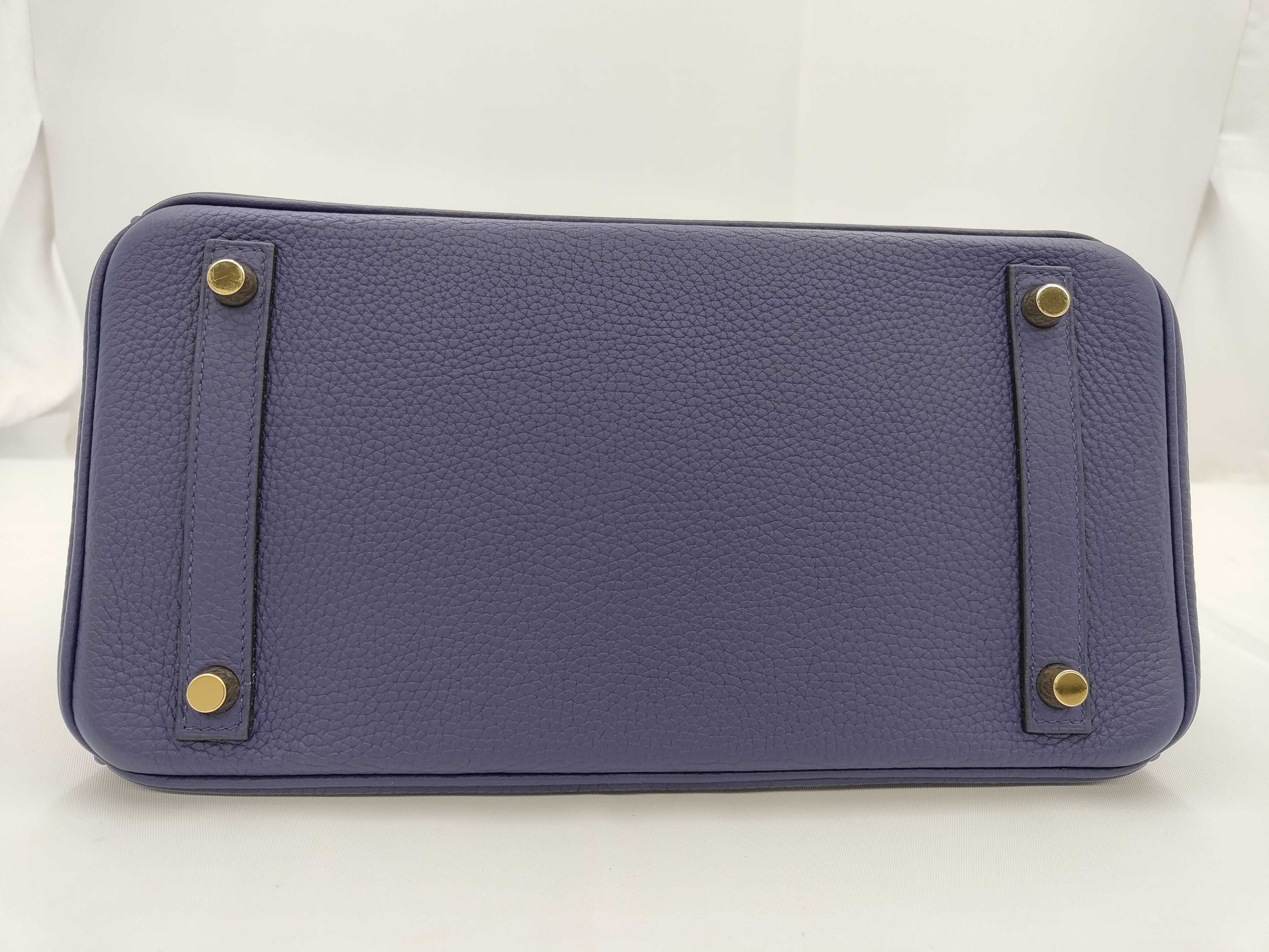 Birkin 30 Black/Navy Handbag — view 5