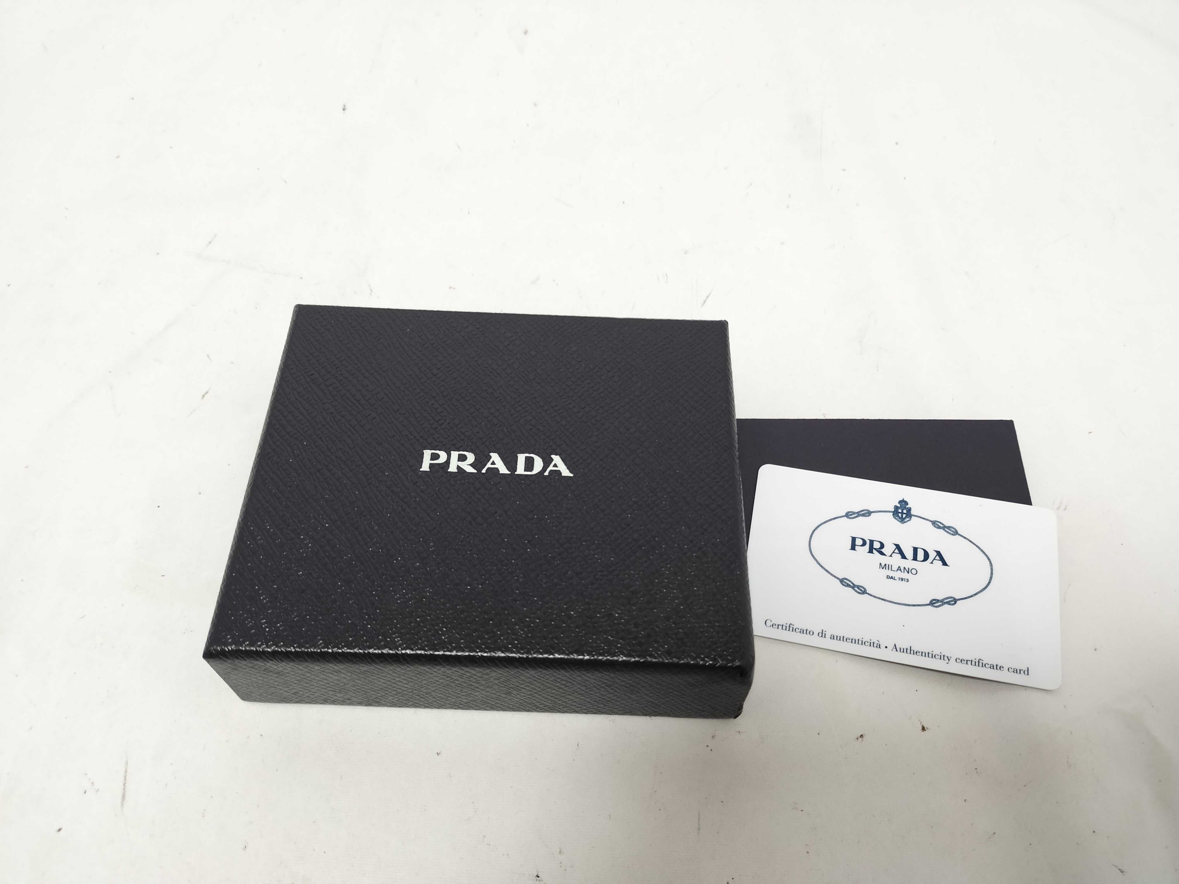 card case, bi-fold, Saffiano leather, 2MC101, black. (Card case, pass case, business card holder) — view 11
