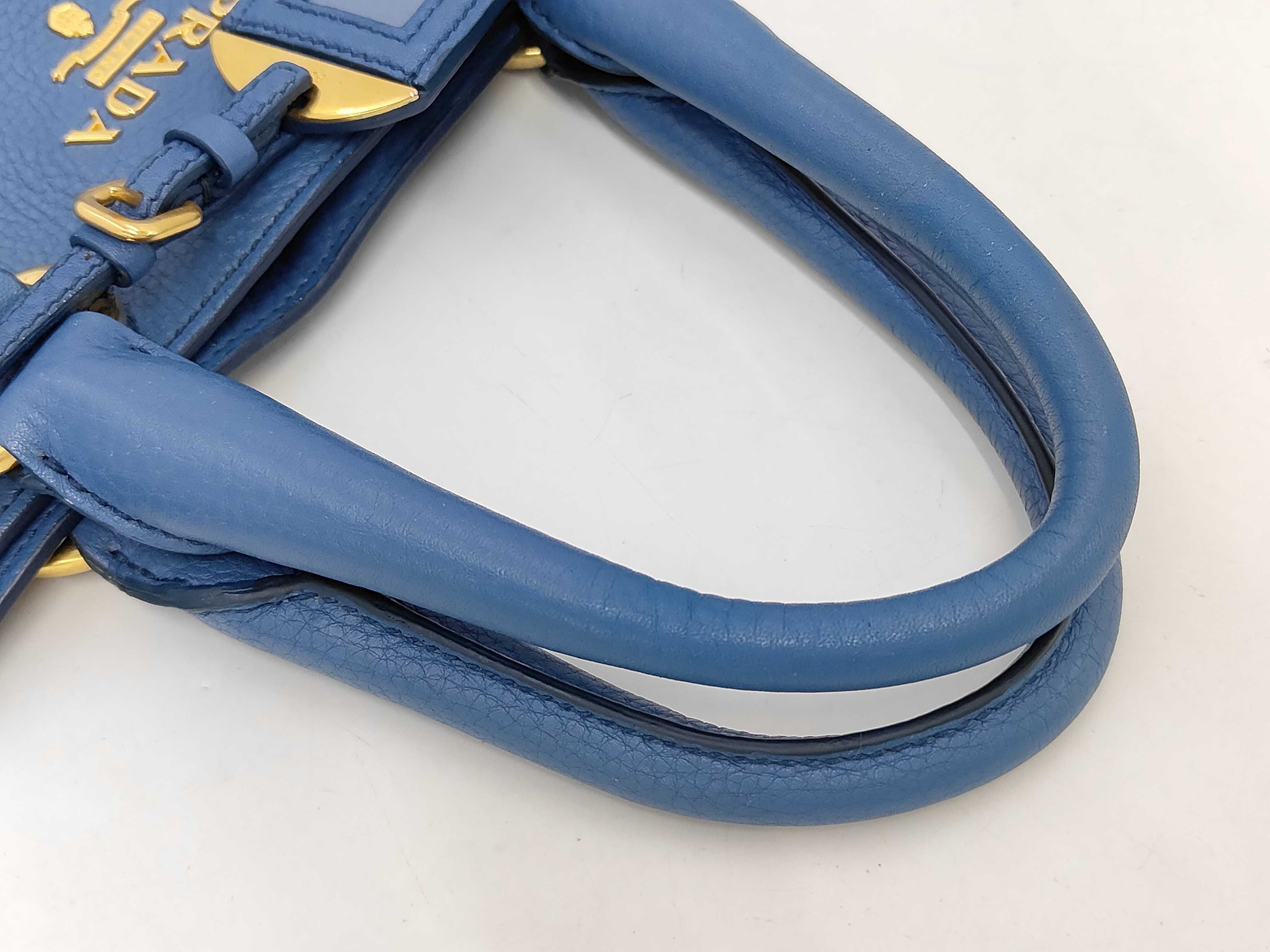 Vitello Daino Miranda Kerr 2-Way Bag Cobalt Blue BN1713 Tote Bag — view 5