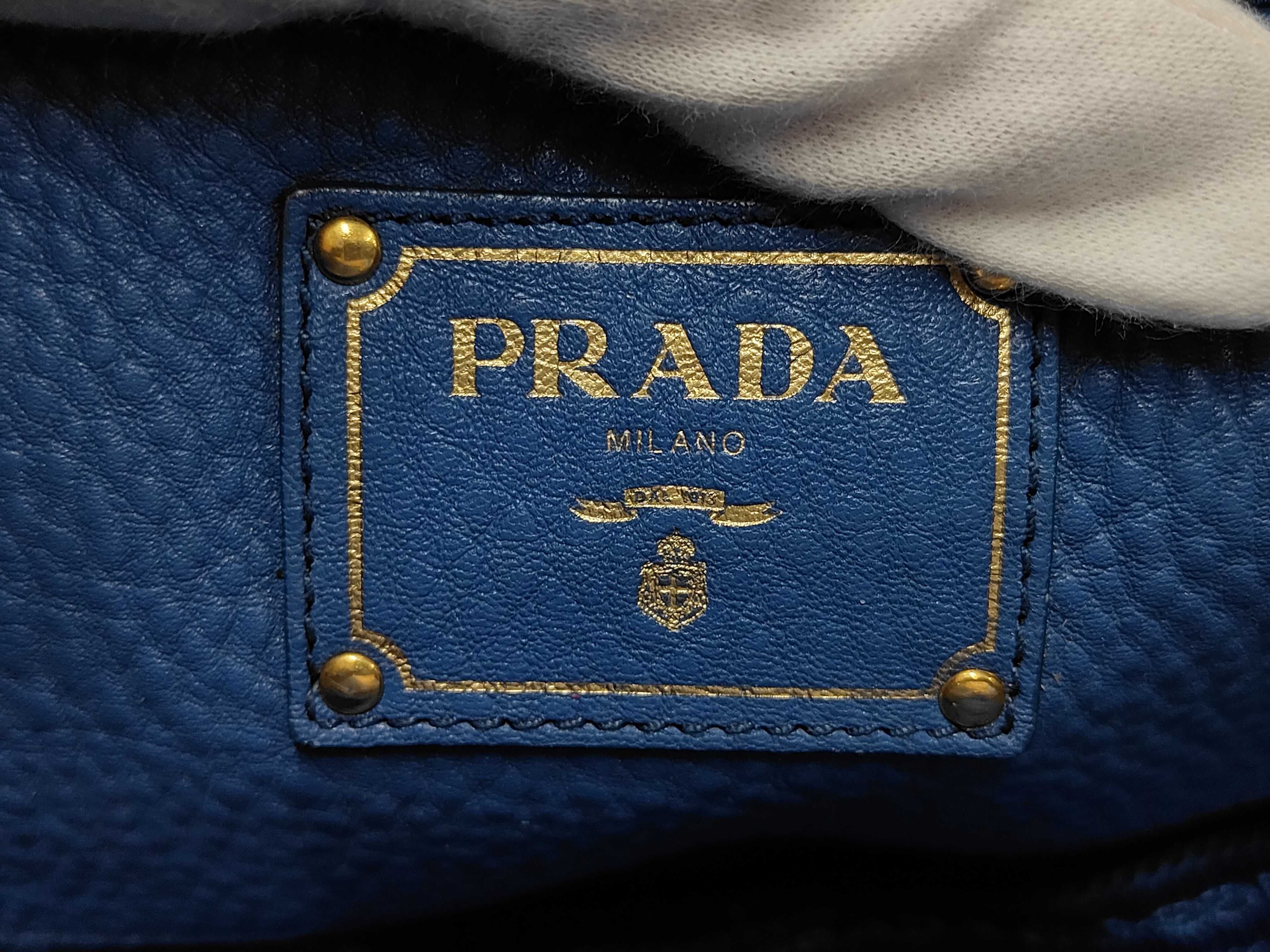 Vitello Daino Miranda Kerr 2-Way Bag Cobalt Blue BN1713 Tote Bag — view 9