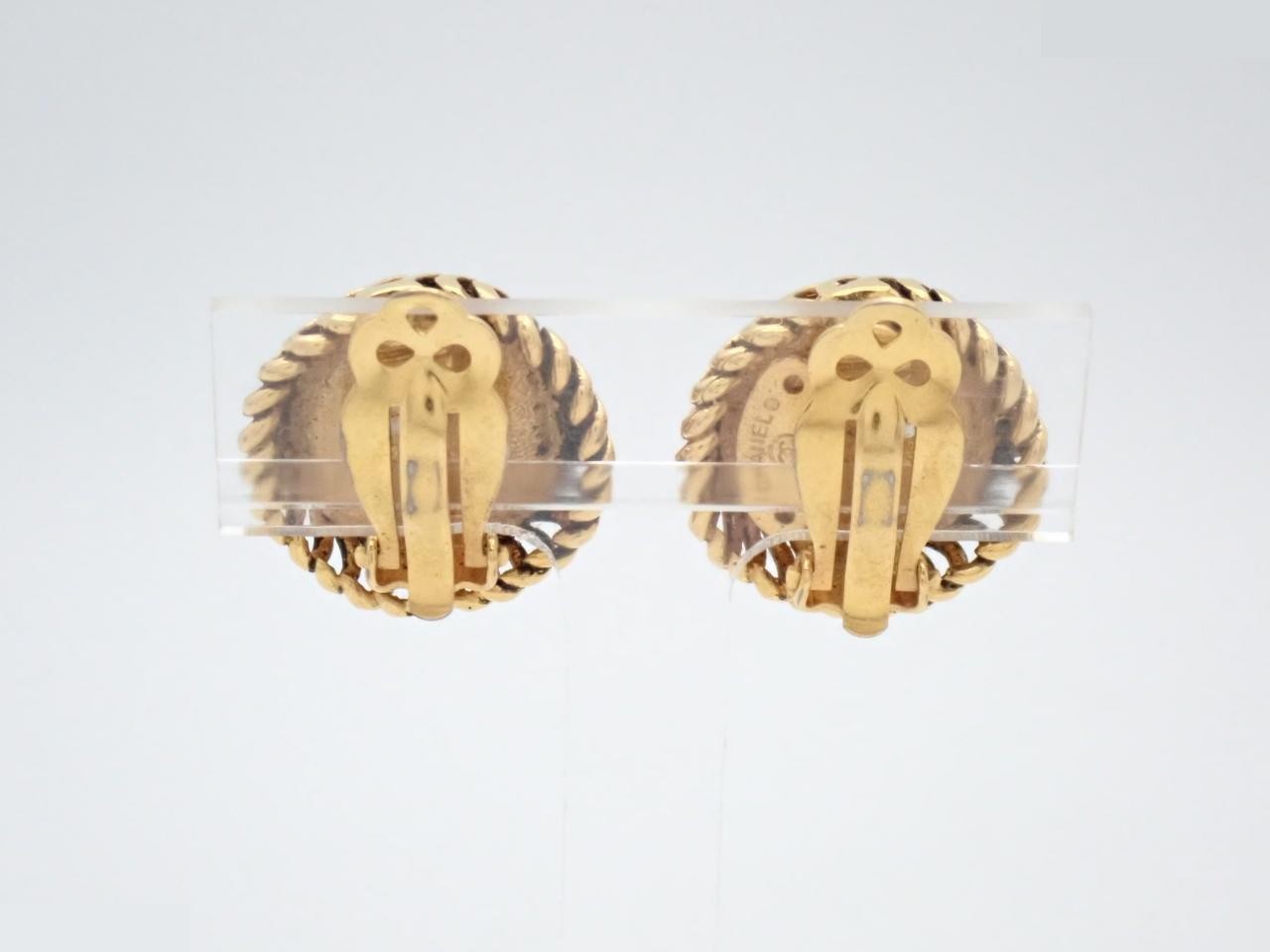 Pearl earrings — view 2