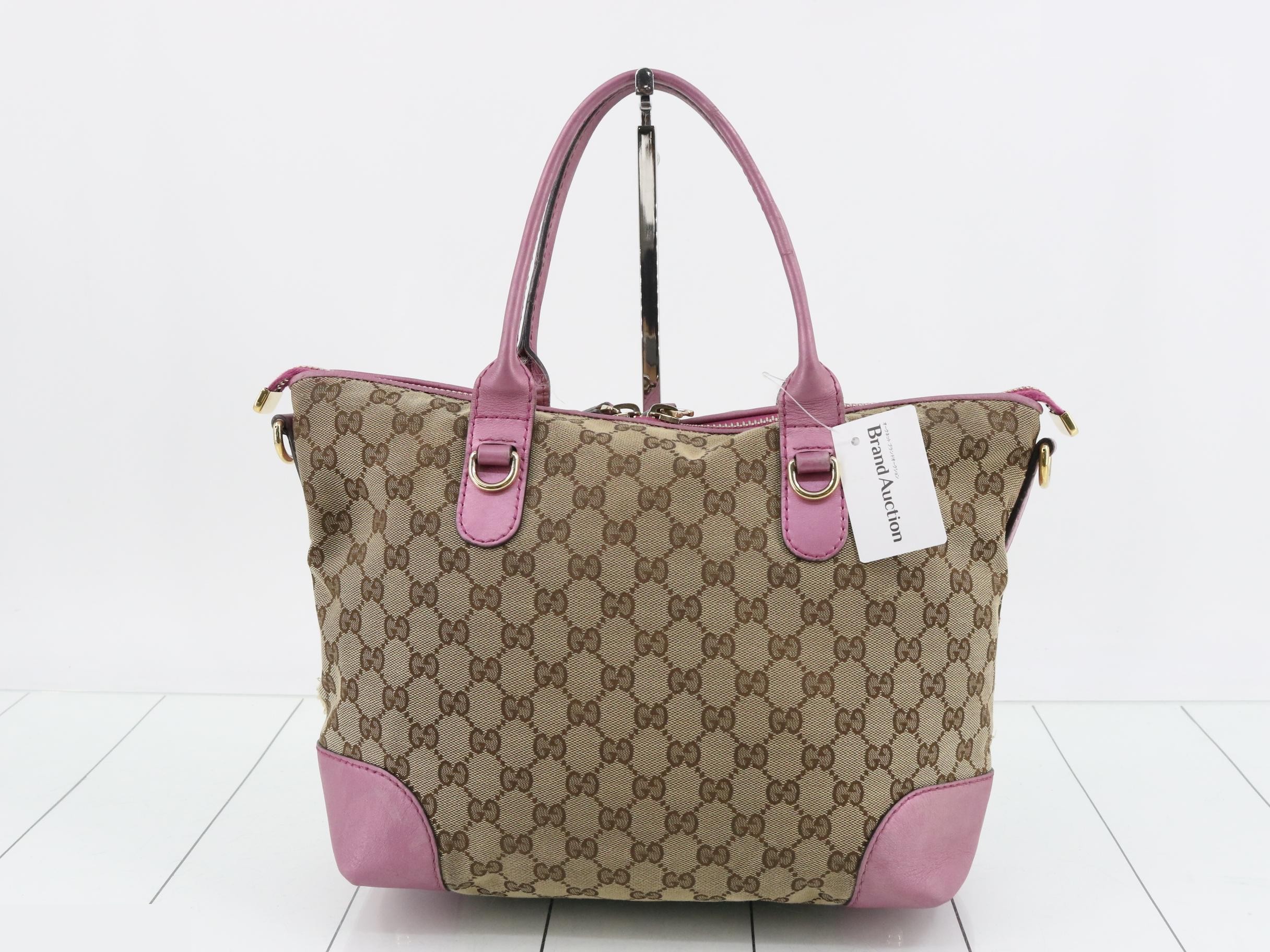 GG Canvas Tote Bag - Pink — view 2