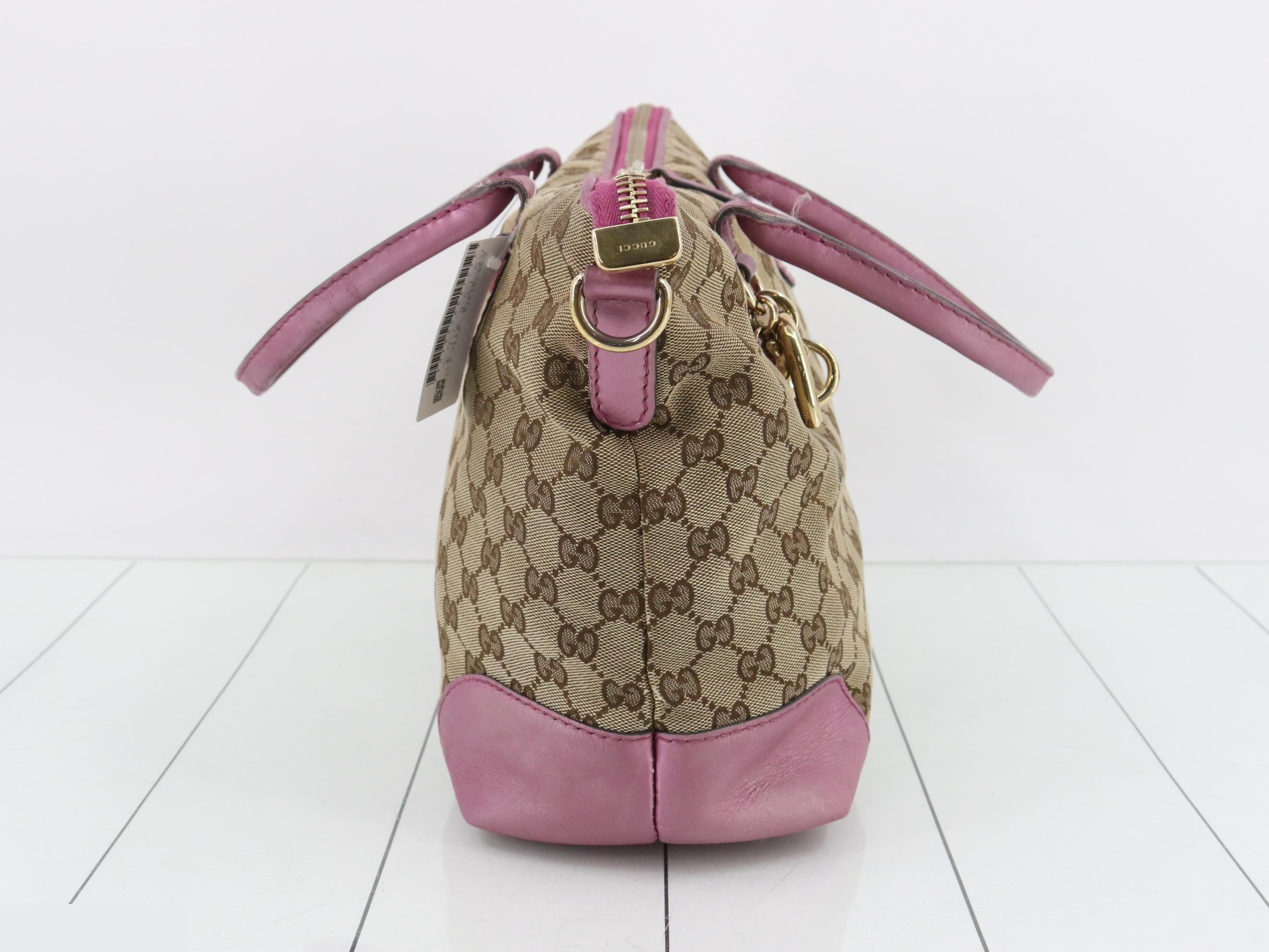 GG Canvas Tote Bag - Pink — view 4