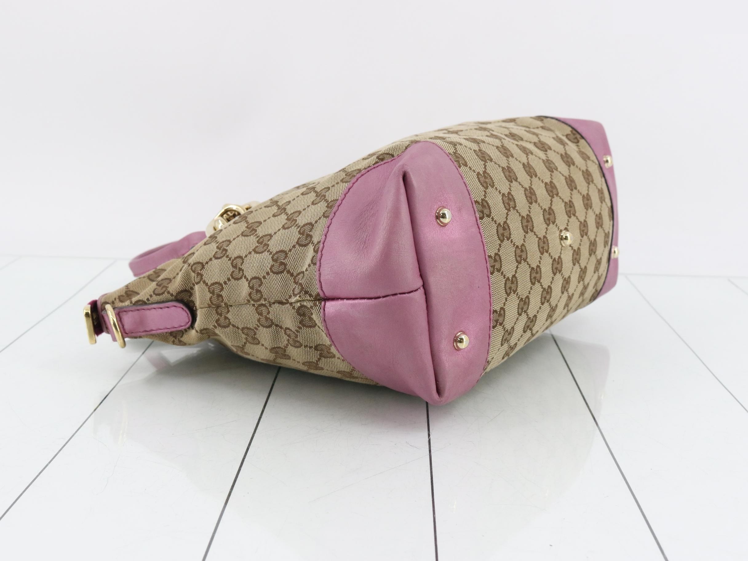 GG Canvas Tote Bag - Pink — view 5