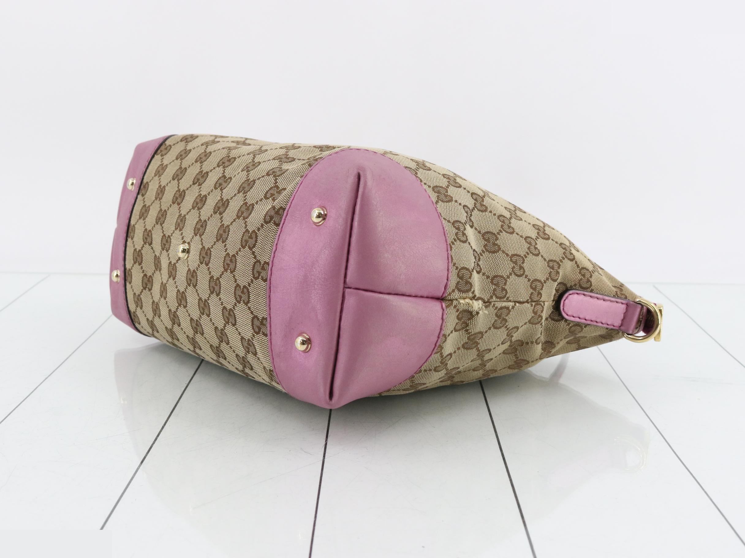 GG Canvas Tote Bag - Pink — view 6