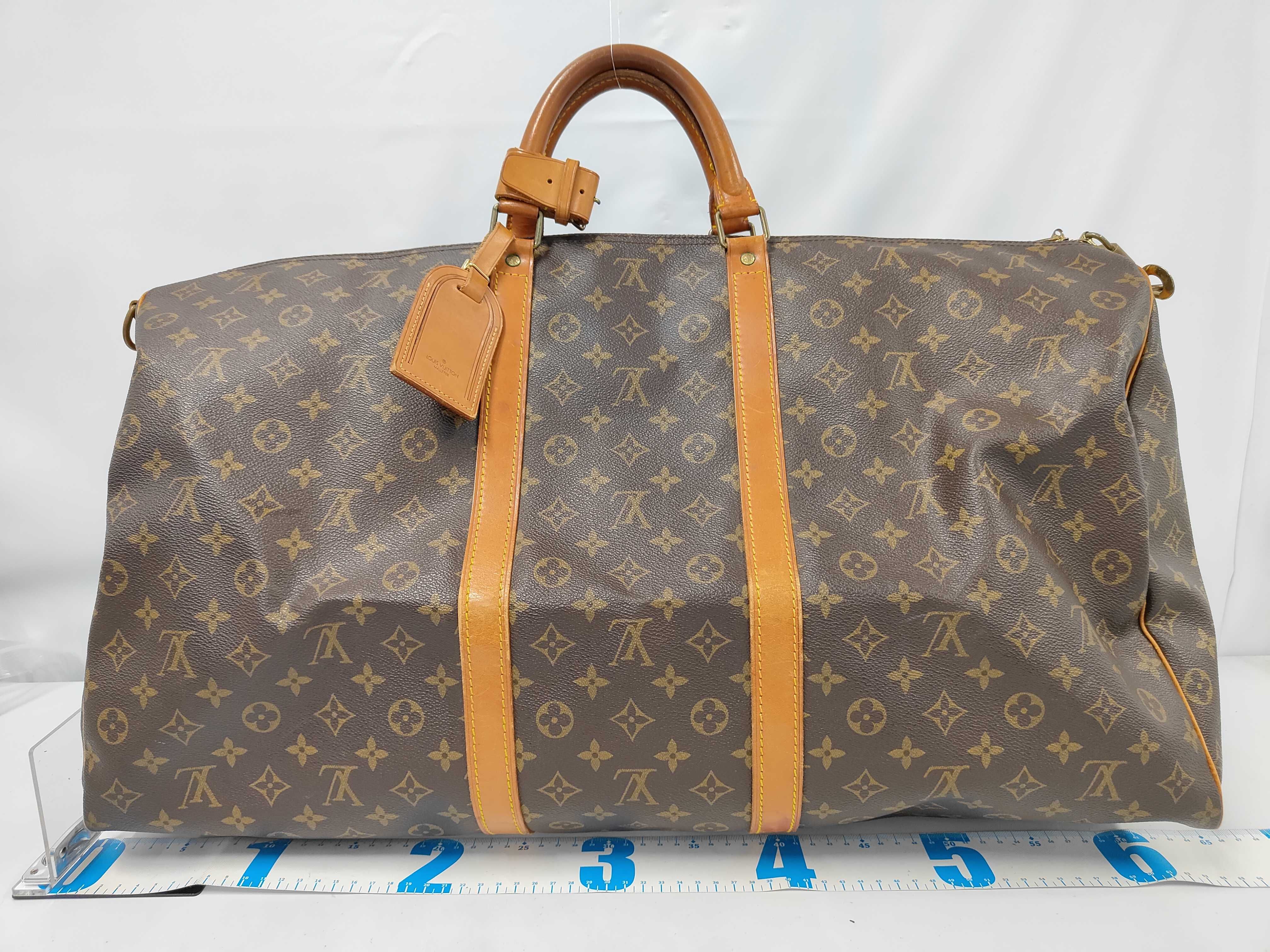 Monogram Keepall 60 Bandoulière Boston Bag — view 2