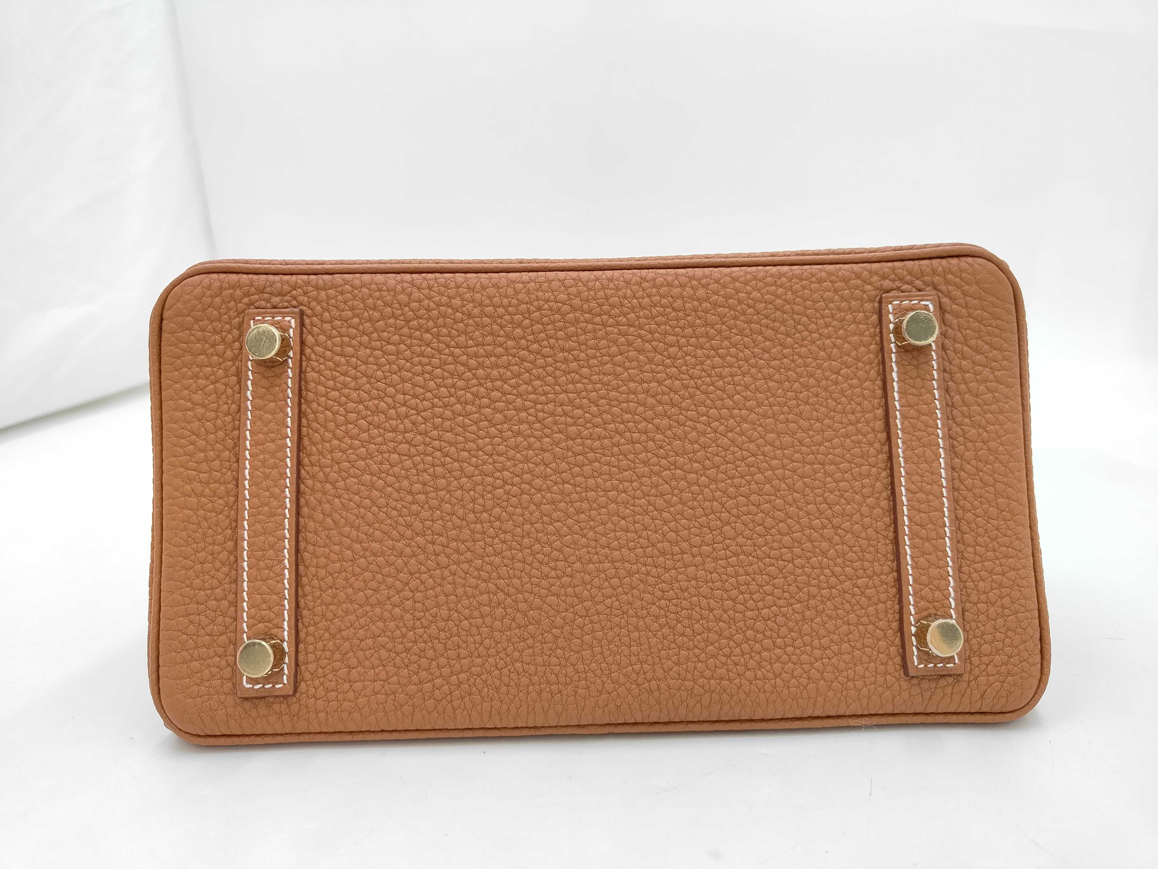 Birkin 25 Togo Gold Hardware G Stamp Handbag — view 7