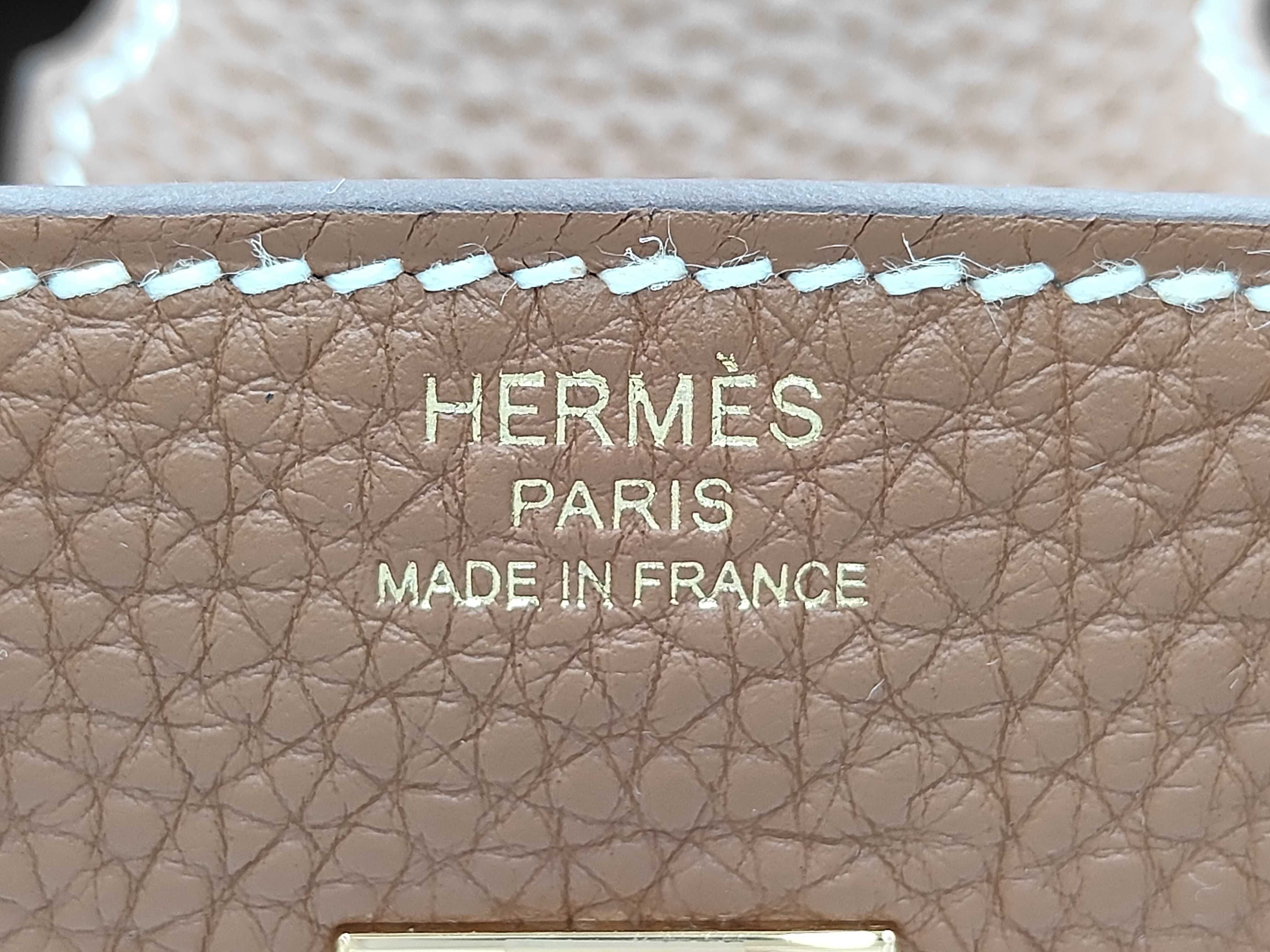 Birkin 25 Togo Gold Hardware G Stamp Handbag — view 10