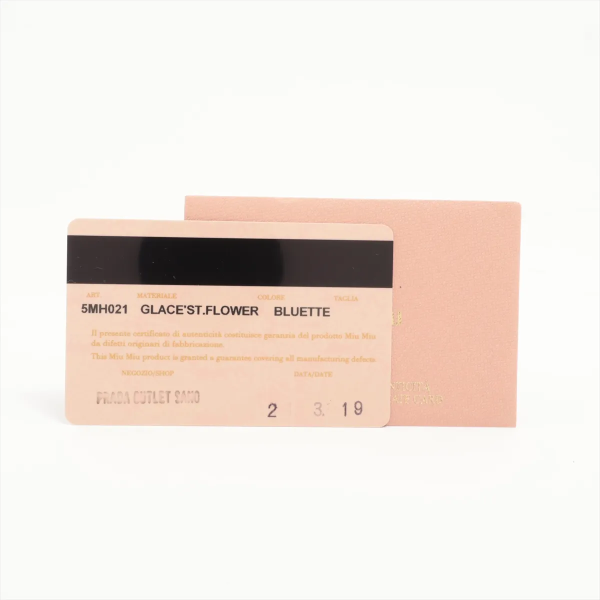 Grassest Flower 5MH021 Leather Compact Wallet Navy — view 9