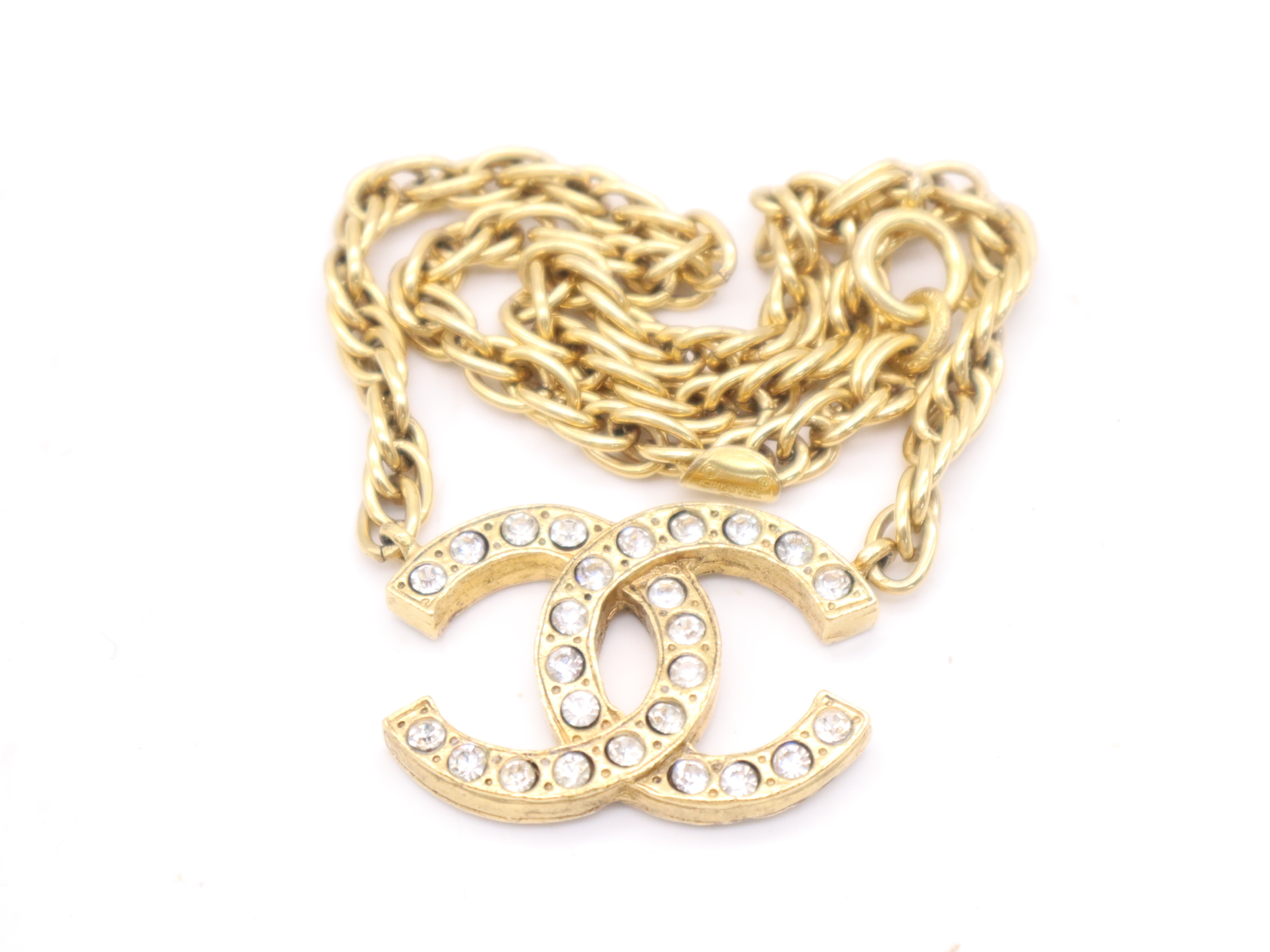 Gold Vintage Chain Necklace — view 2