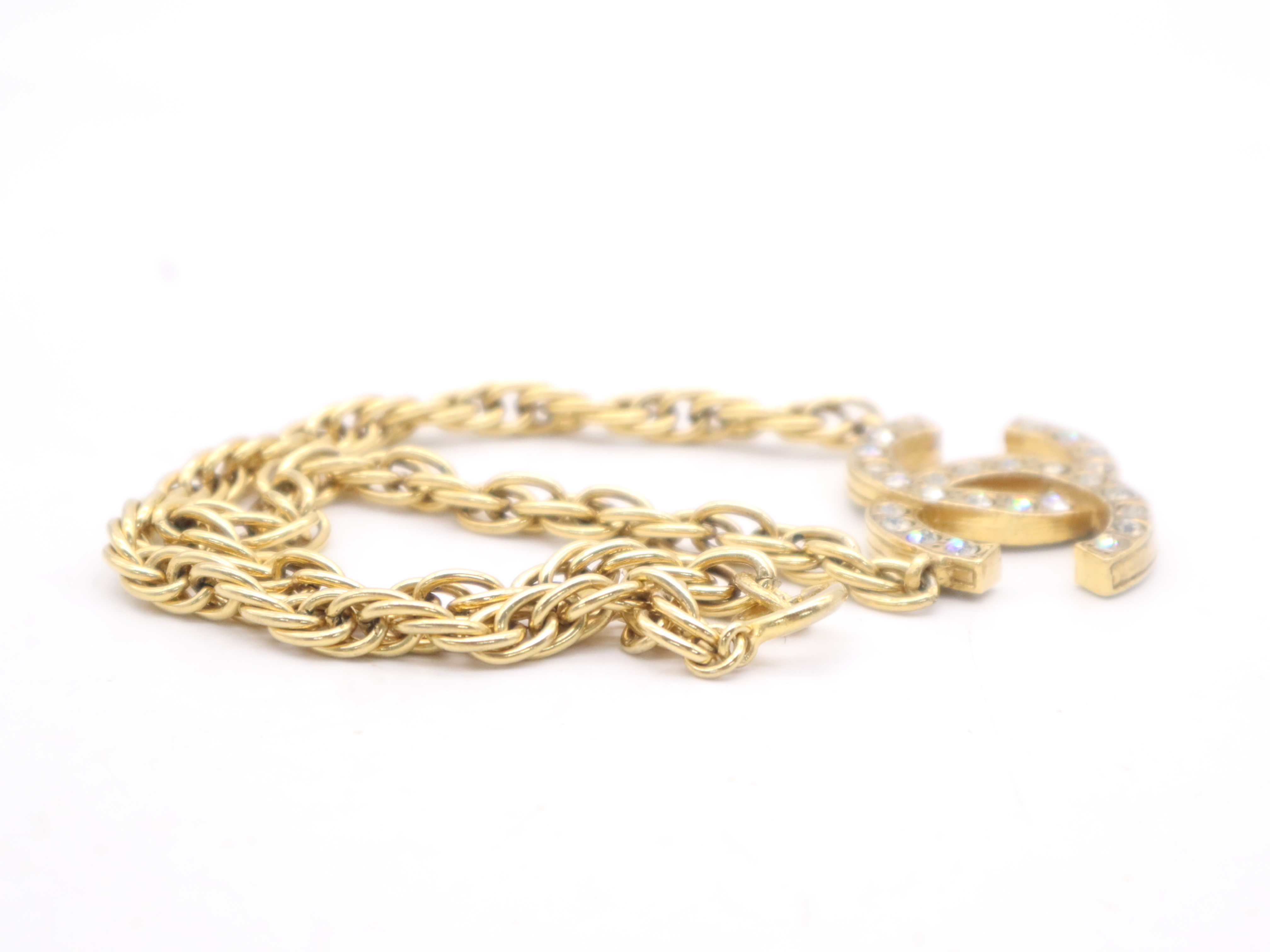 Gold Vintage Chain Necklace — view 3